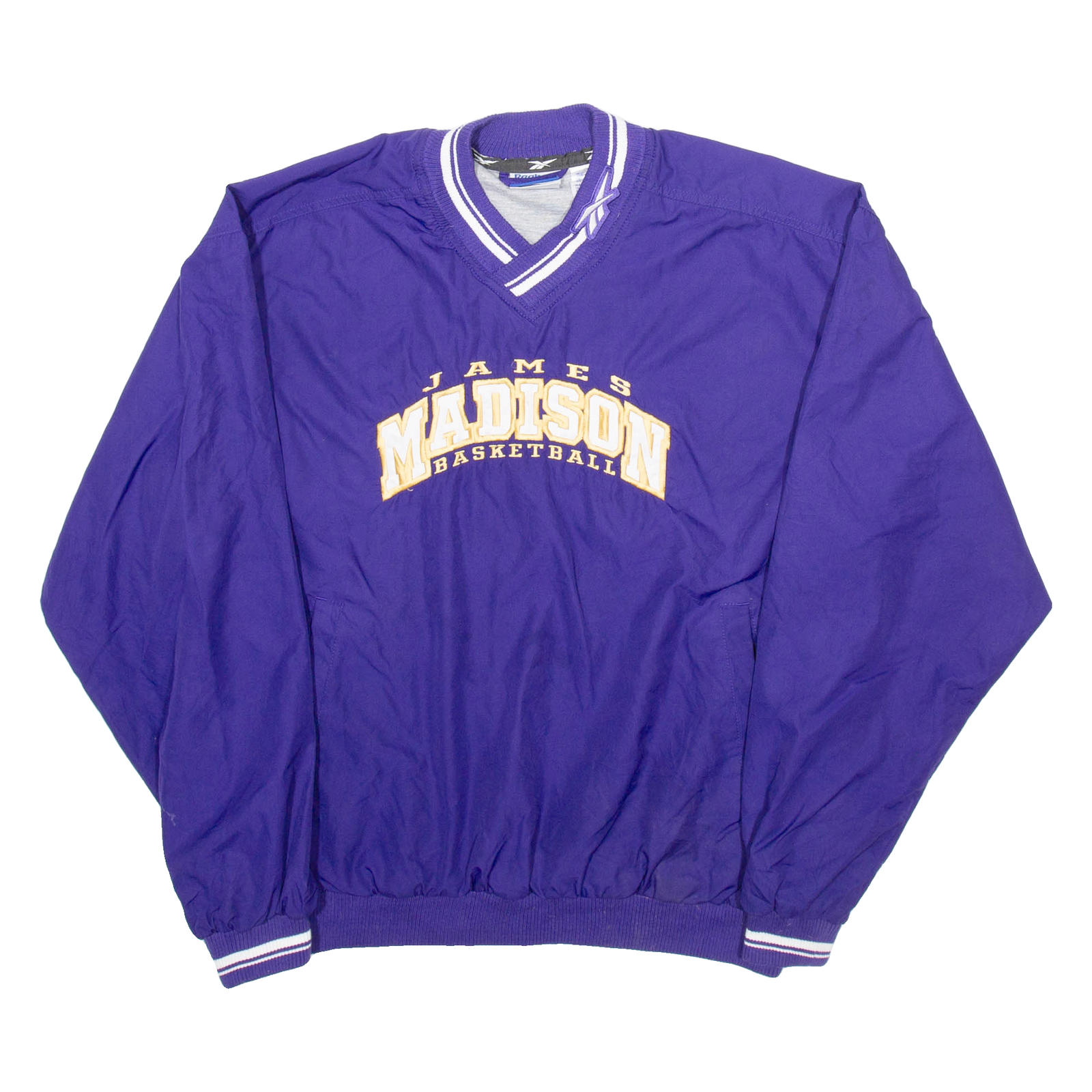 Buy REEBOK James Madison Basketball Training Mens Sweatshirt Purple V-Neck USA S Refurbished - $44.19 REEBOK James Madison Basketball Training Mens Sweatshirt Purple V-Neck USA S Refurbished - N/A refurbished available on Cerqular