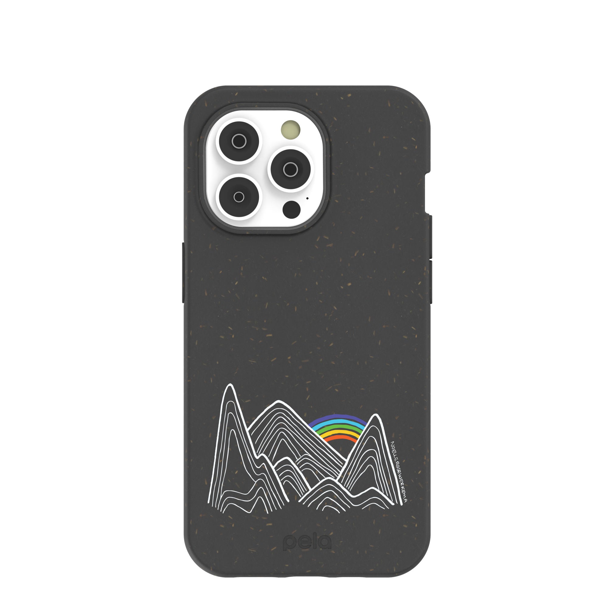 Black Elevation iPhone 14 Pro Case Refurbished - Pela Case refurbished available on Cerqular