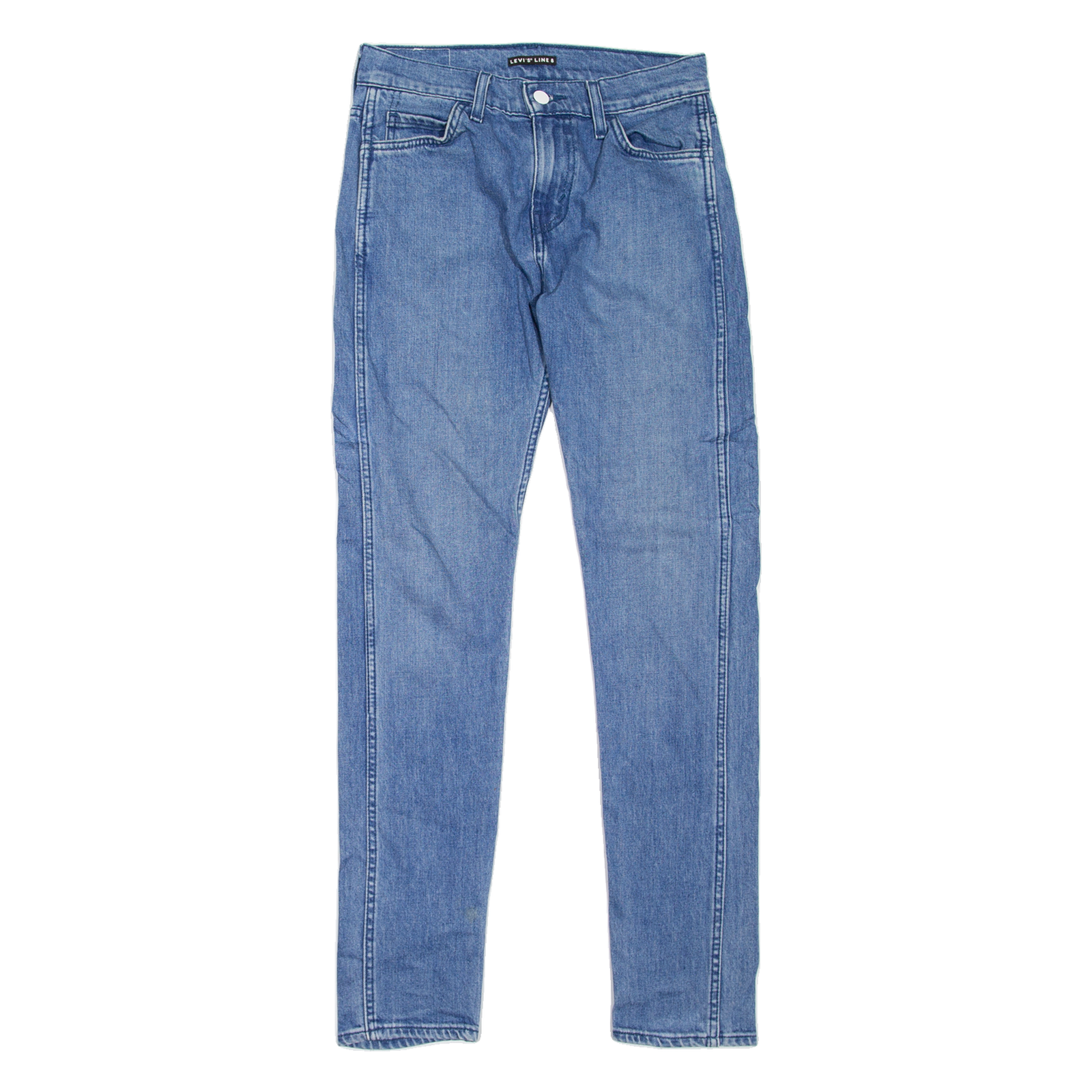 LEVI'S Line 8 Womens Jeans Blue Slim Skinny Stone Wash W27 L32 Refurbished - N/A refurbished available on Cerqular
