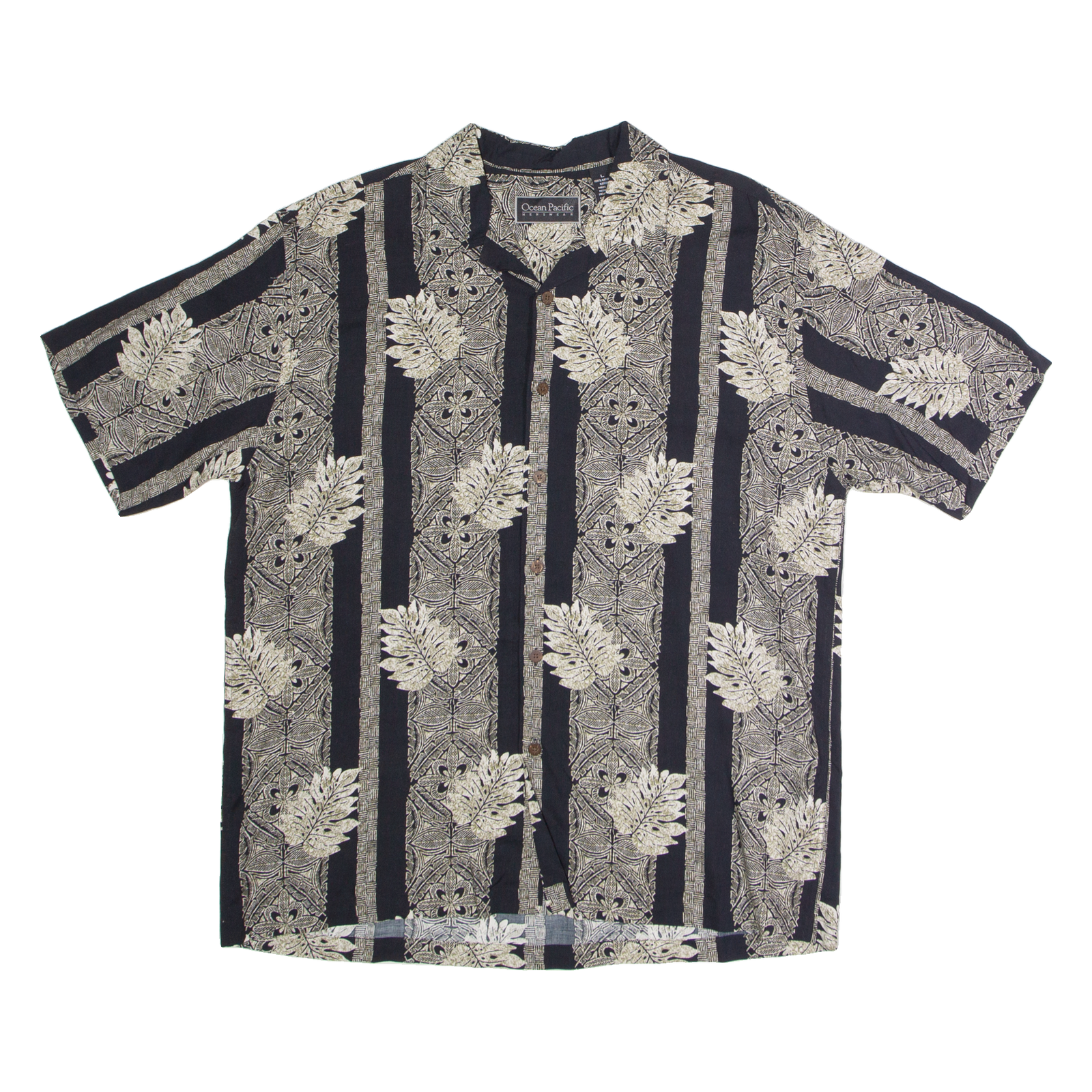 Buy OCEAN PACIFIC Mens Hawaiian Shirt Black 90s Floral L Refurbished - $18.19 OCEAN PACIFIC Mens Hawaiian Shirt Black 90s Floral L Refurbished - N/A refurbished available on Cerqular
