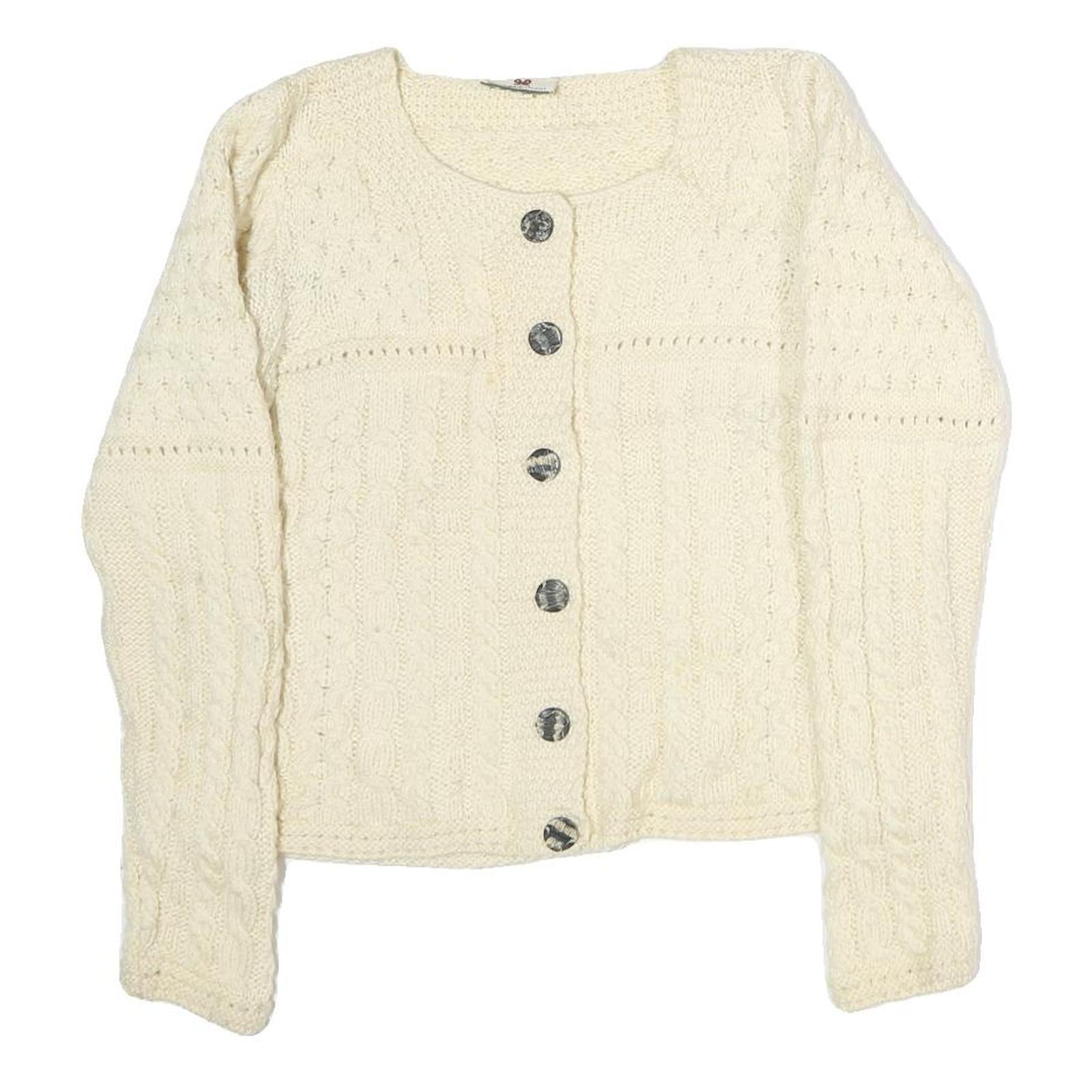 Buy CARRAIGDON Womens Cream Heavy Knit Jumper Button Up Cable Knit S Wool Classic Refurbished - $32.49 CARRAIGDON Womens Cream Heavy Knit Jumper Button Up Cable Knit S Wool Classic Refurbished - N/A refurbished available on Cerqular