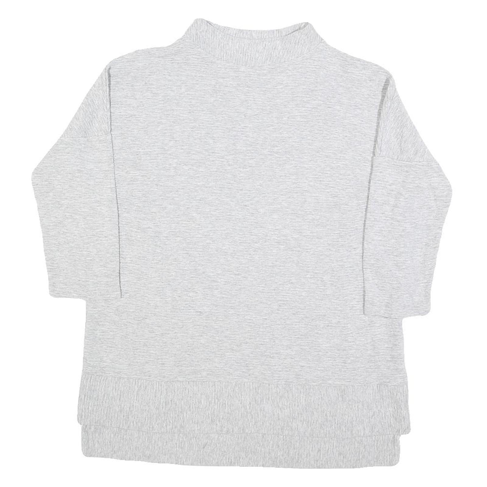 PHASE EIGHT Womens Grey Pullover Sweatshirt UK 6 Cotton Blend Lightweight Refurbished - N/A refurbished available on Cerqular