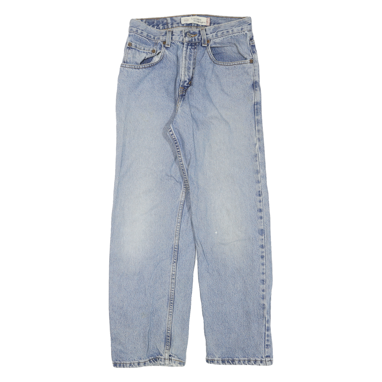 LEVI'S 569 Womens Jeans Blue Regular Straight Denim Medium W26 L28 Cotton Blend Refurbished - N/A refurbished available on Cerqular