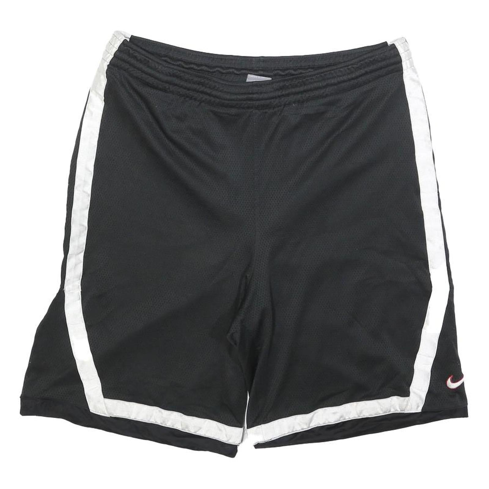 NIKE Mens Black & White Sports Casual Shorts L W34 Athletic Gymwear Refurbished - N/A refurbished available on Cerqular