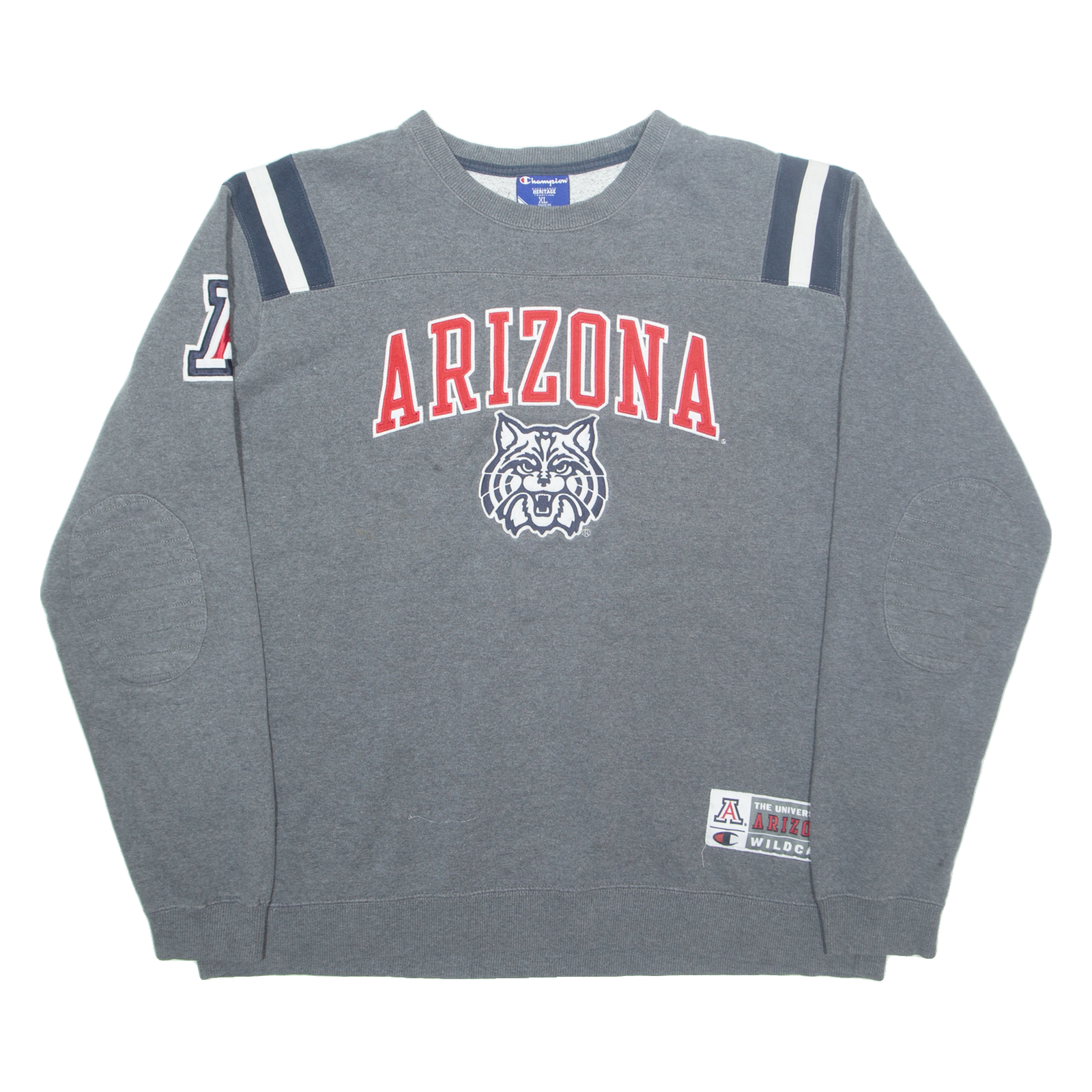 CHAMPION Arizona Mens Sweatshirt Grey USA M Refurbished - N/A refurbished available on Cerqular