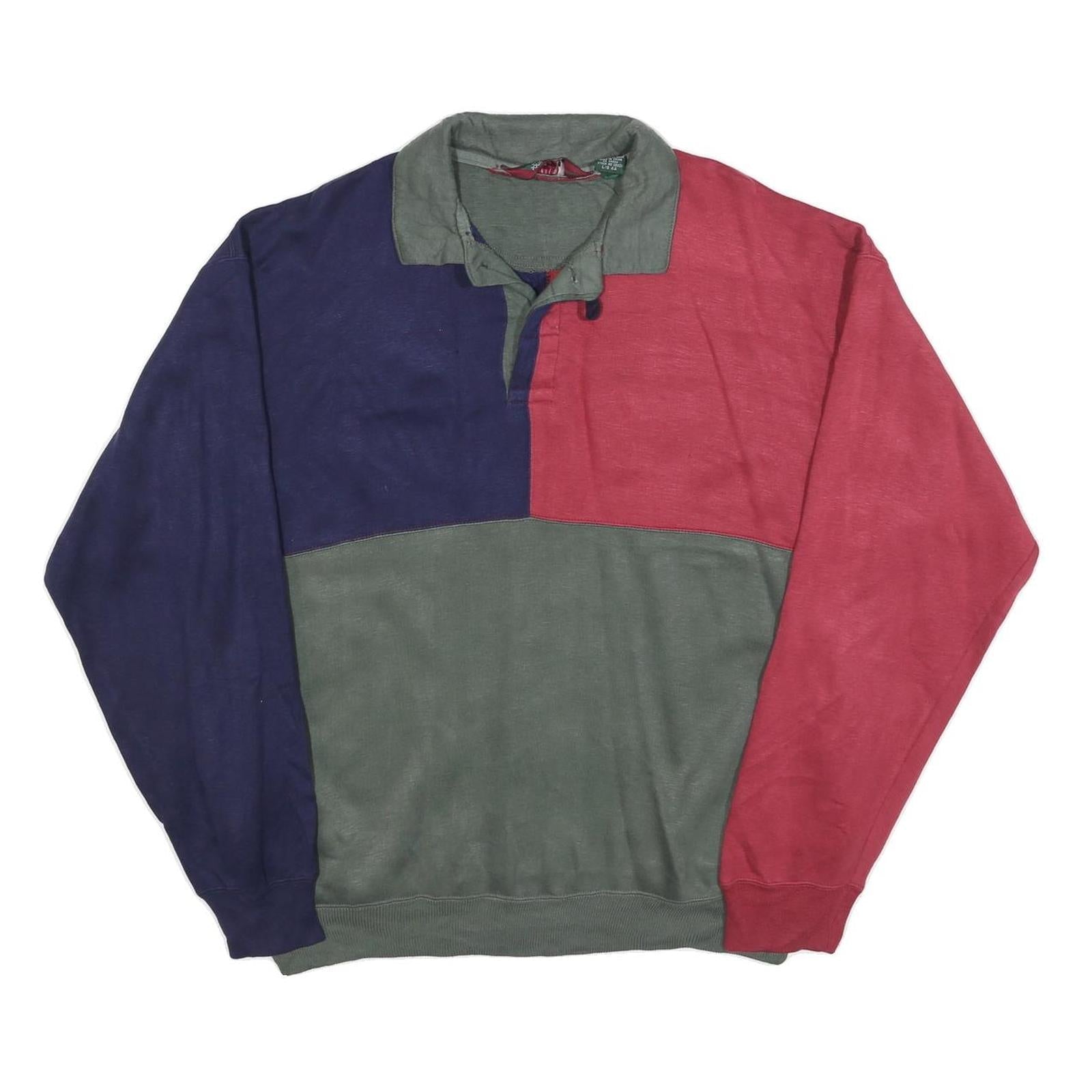 Buy THE MENS STORE Mens Green & Red & Blue Collared Sweatshirt L Acrylic Pullover Refurbished - $27.29 THE MENS STORE Mens Green & Red & Blue Collared Sweatshirt L Acrylic Pullover Refurbished - N/A refurbished available on Cerqular