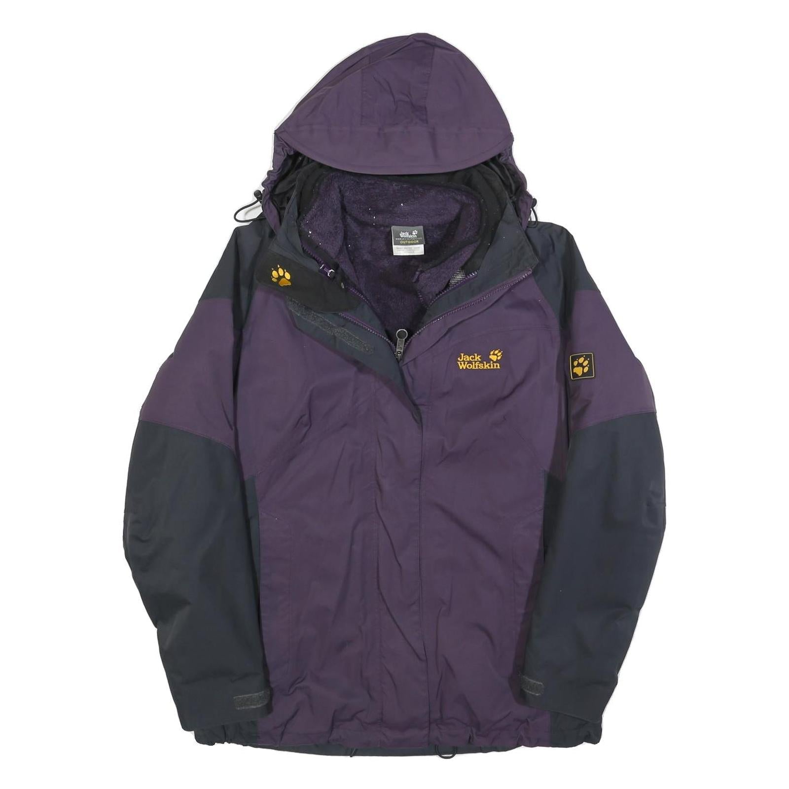 Buy JACK WOLFSKIN Womens Purple & Black Outdoor Jacket L Polyester Blend Zip Refurbished - $57.19 JACK WOLFSKIN Womens Purple & Black Outdoor Jacket L Polyester Blend Zip Refurbished - N/A refurbished available on Cerqular