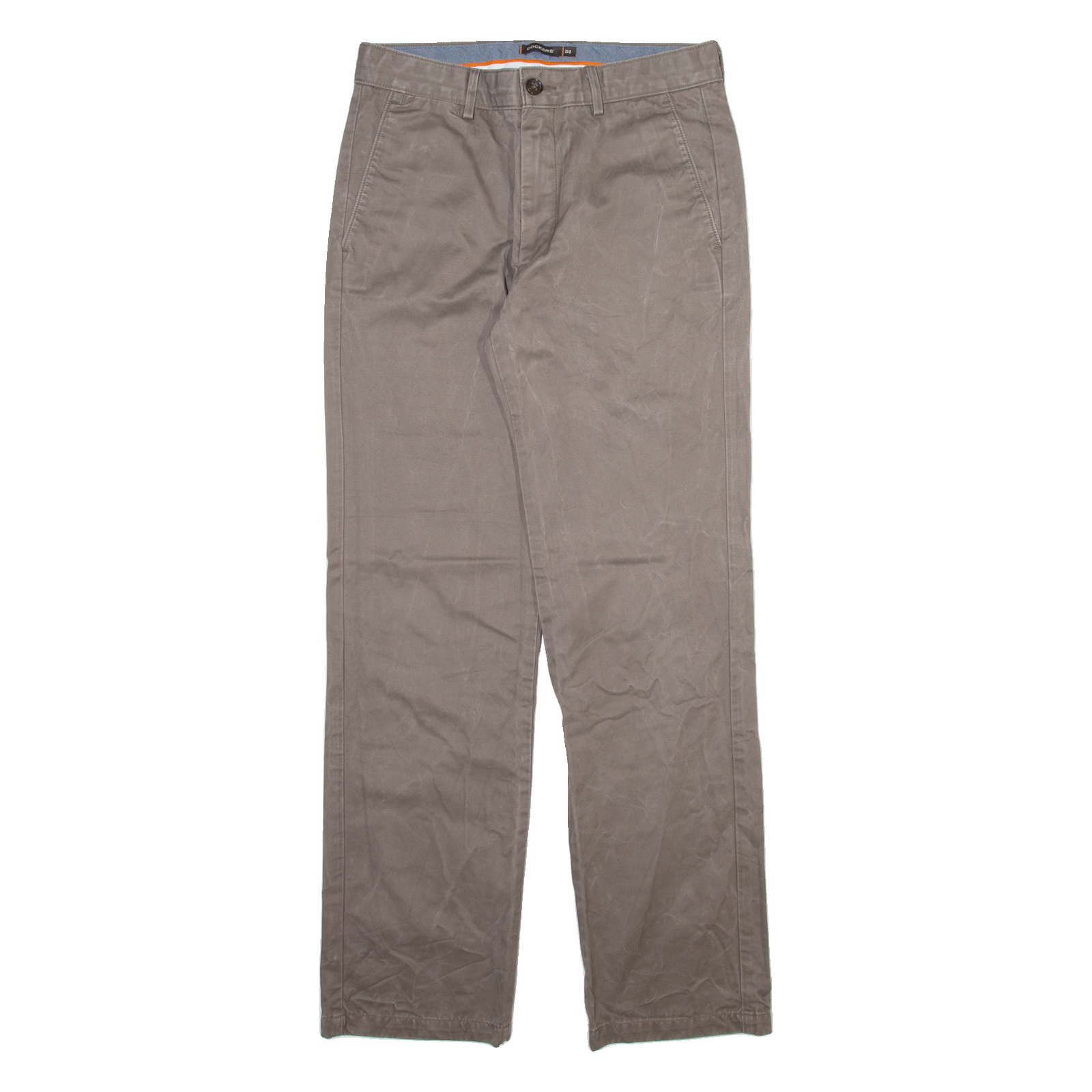 DOCKERS D1 Mens Trousers Grey Regular Straight W30 L31 Refurbished - N/A refurbished available on Cerqular