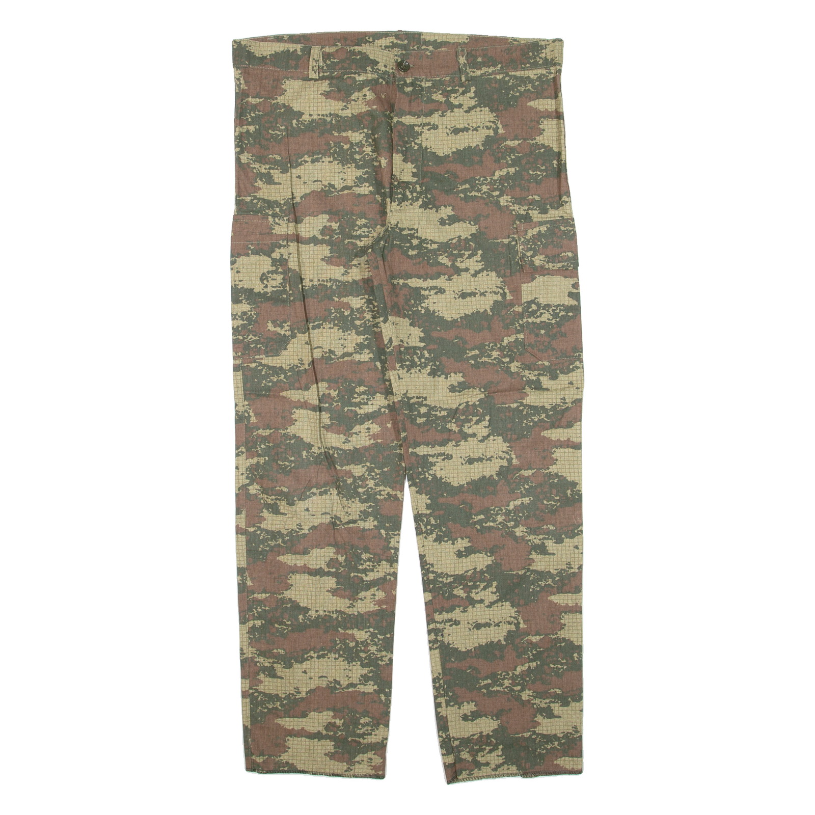 Cargo Camo Womens Trousers Green Regular Straight W32 L26 Refurbished - N/A refurbished available on Cerqular