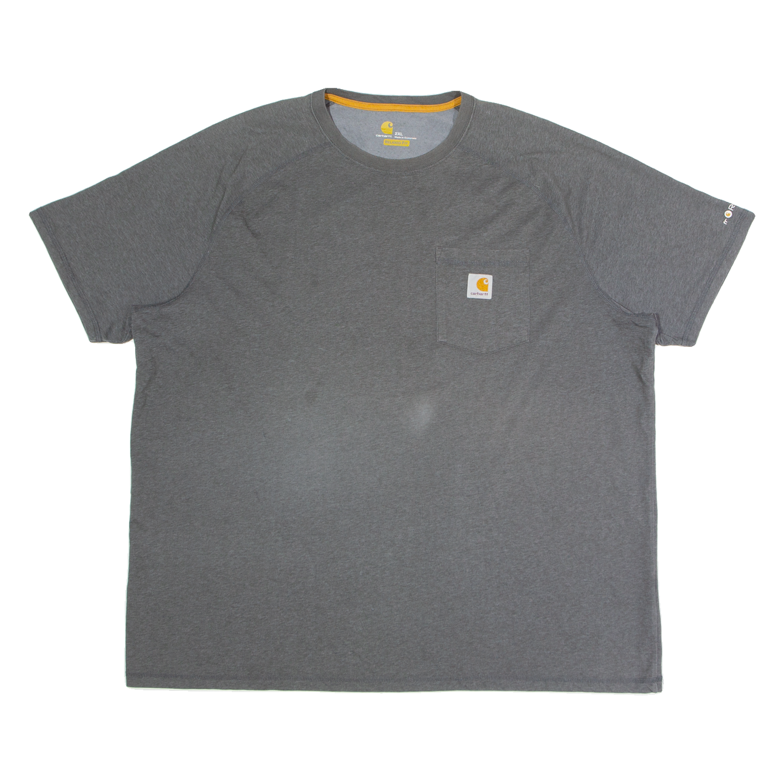CARHARTT Mens T-Shirt Grey 2XL Refurbished - N/A refurbished available on Cerqular