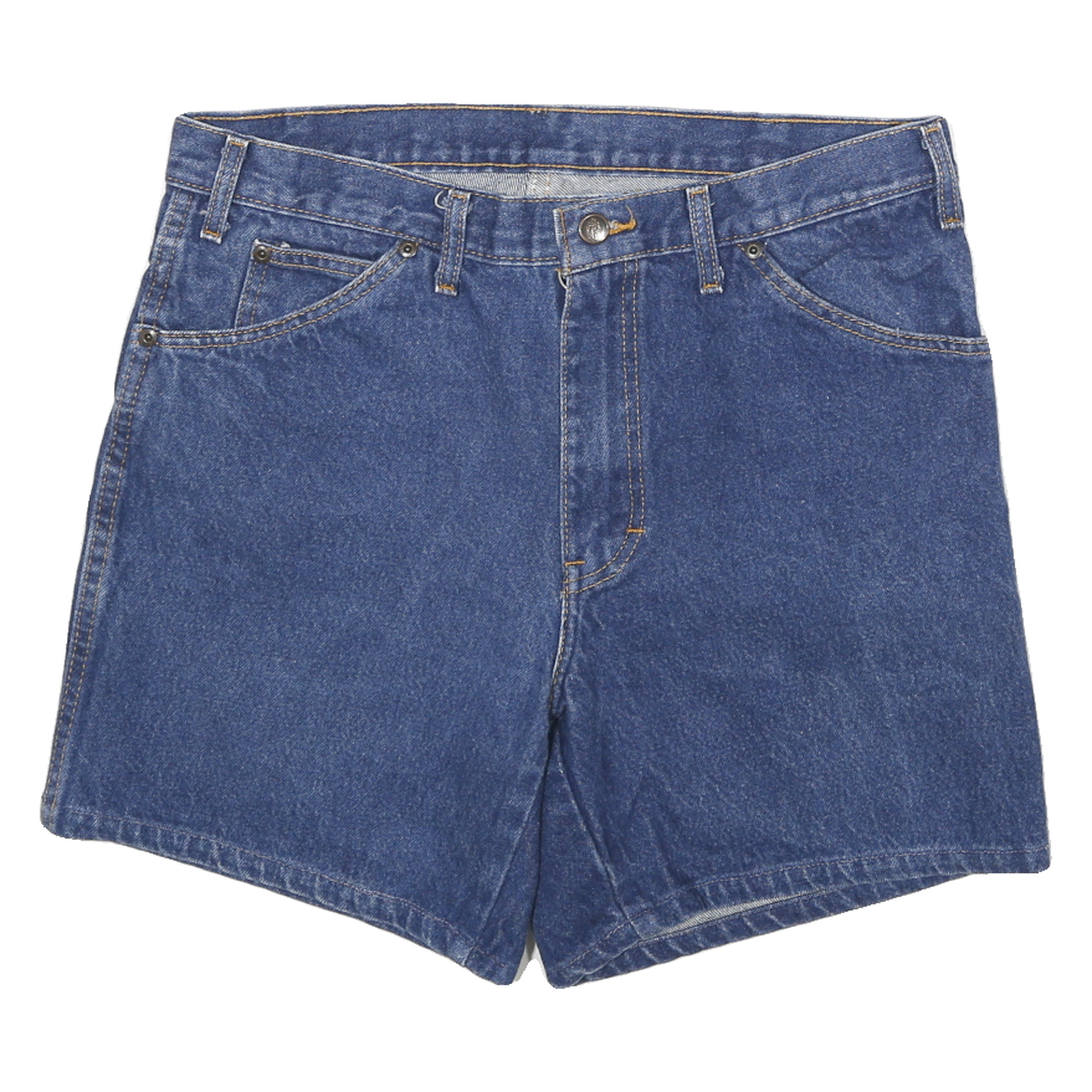 DICKIES Mens Denim Blue Casual Shorts L W32 Workwear Cotton Blend Classic Fit Refurbished - N/A refurbished available on Cerqular
