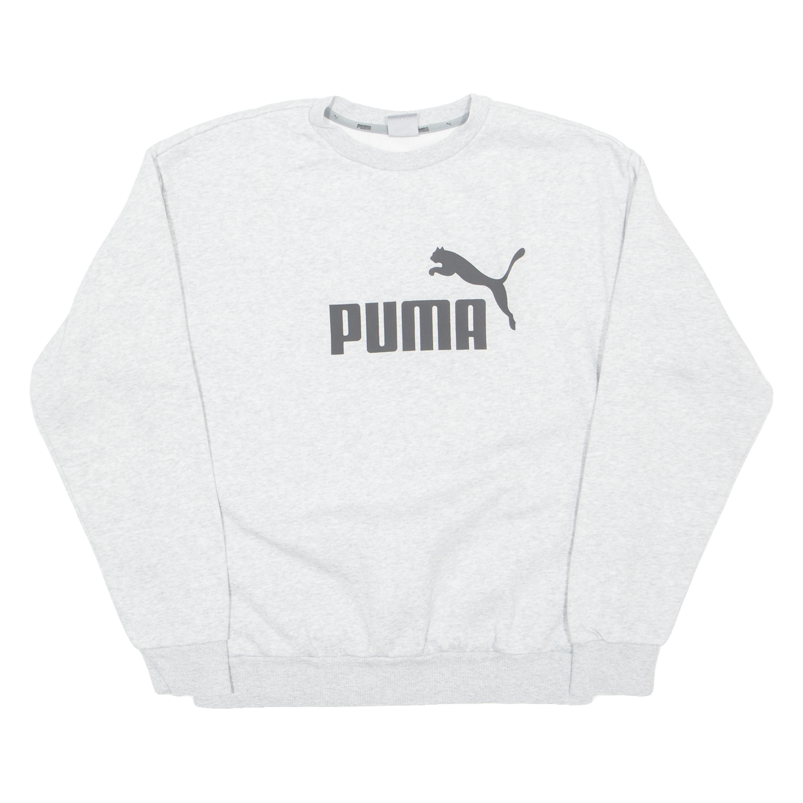 PUMA Mens Sweatshirt Grey Crew Neck S Refurbished - N/A refurbished available on Cerqular