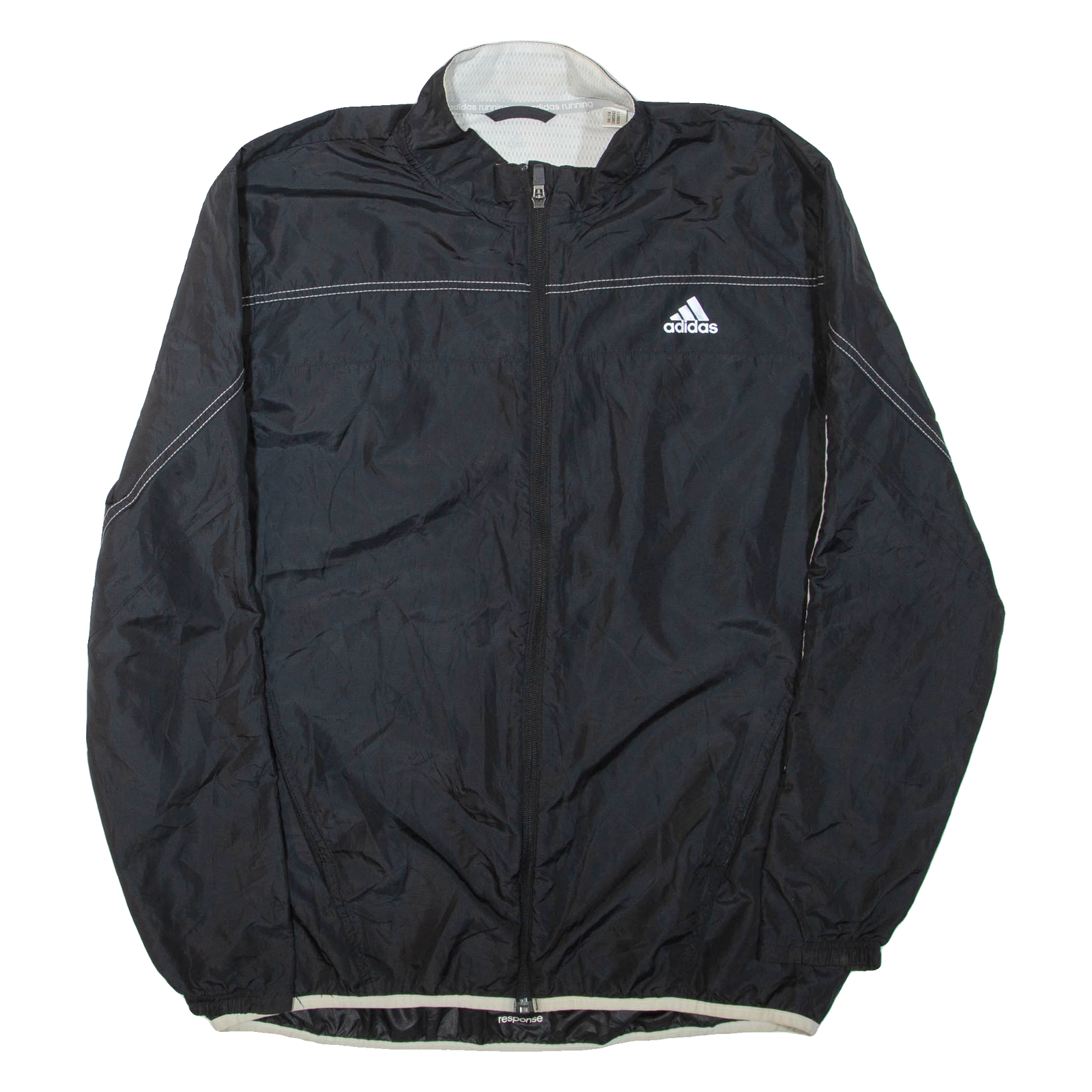 ADIDAS Running Mens Track Jacket Black L Refurbished - N/A refurbished available on Cerqular