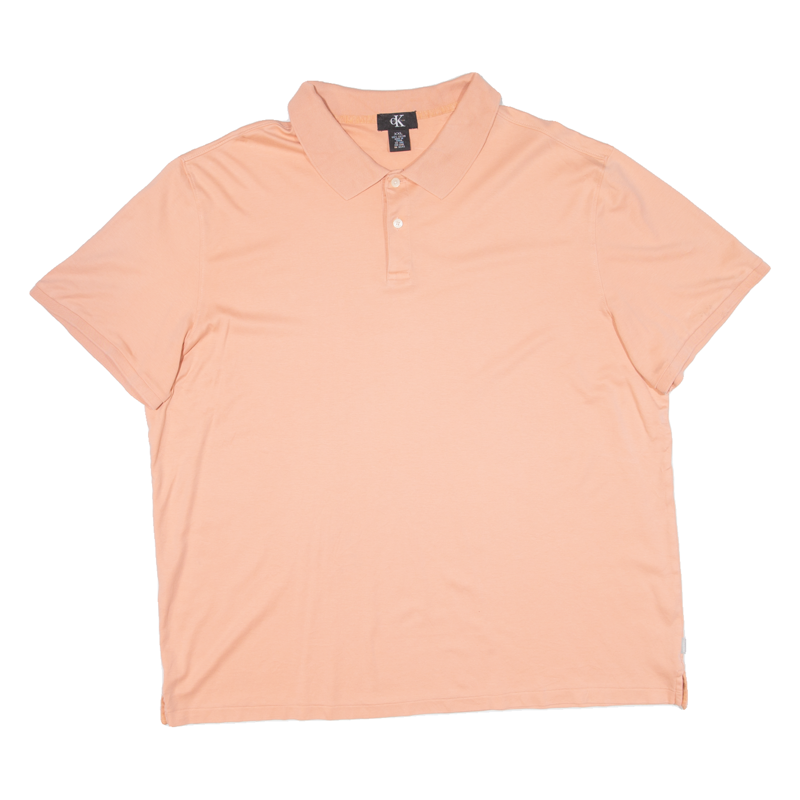 CALVIN KLEIN Mens Polo Shirt Pink 2XL Refurbished - N/A refurbished available on Cerqular