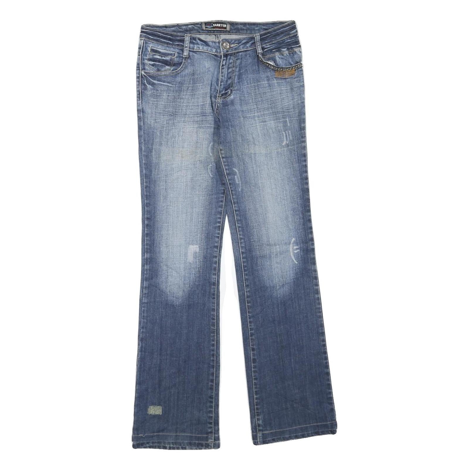 Buy YARRTER Womens Blue Regular Fit Straight Denim W30 L32 Zip Cotton Blend Casual Refurbished - $20.79 YARRTER Womens Blue Regular Fit Straight Denim W30 L32 Zip Cotton Blend Casual Refurbished - N/A refurbished available on Cerqular