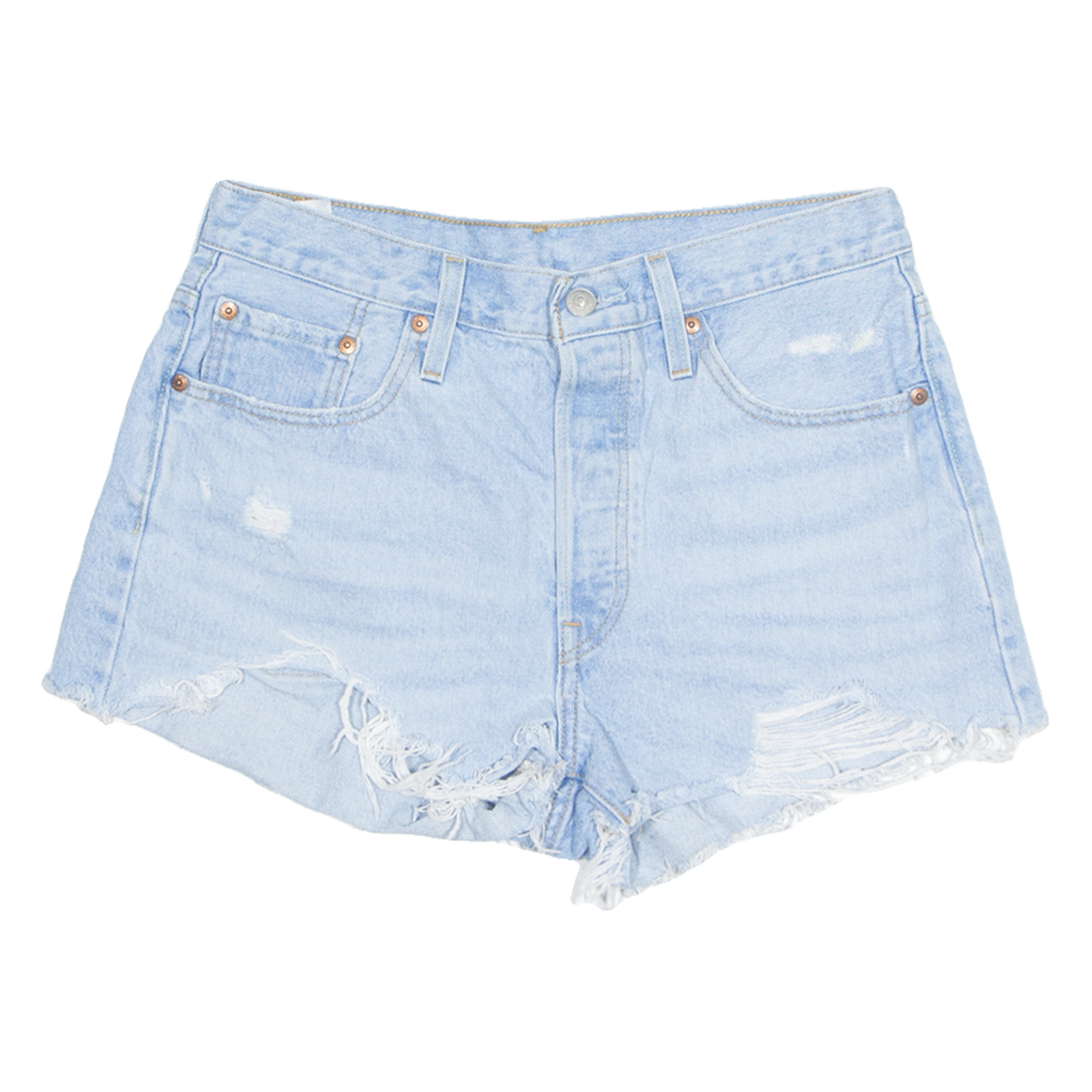 LEVI'S Cut Off 501 Womens Denim Shorts Blue M W30 Refurbished - N/A refurbished available on Cerqular