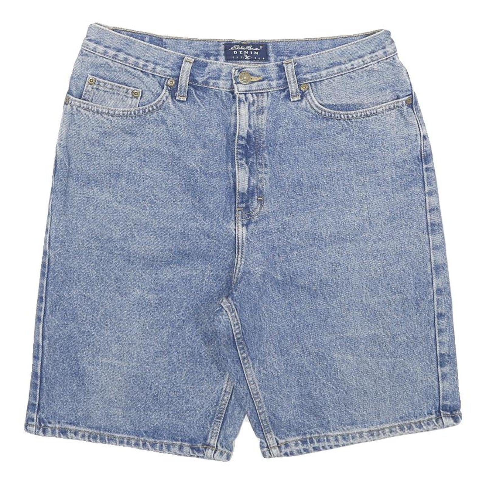 EDDIE BAUER Mens Denim Blue Casual Shorts L W31 Classic Fit Cotton Blend Refurbished - N/A refurbished available on Cerqular