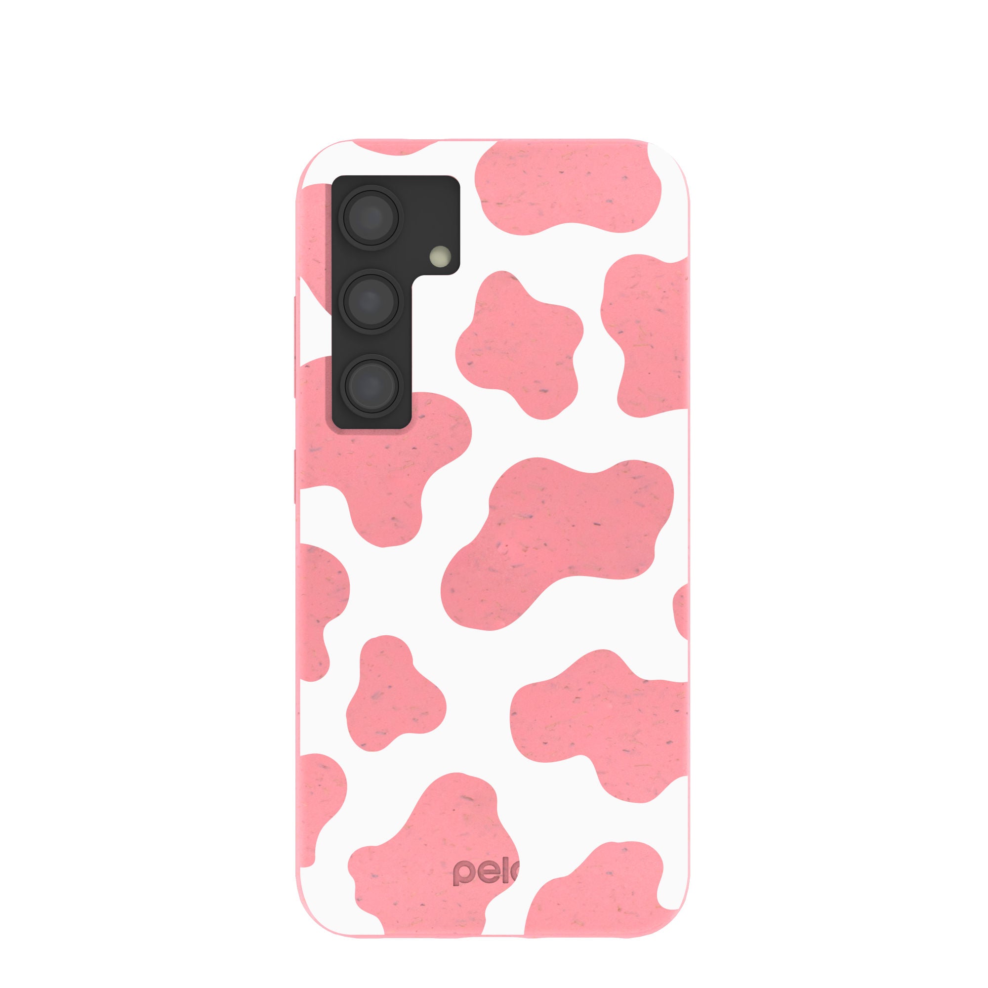Bubblegum Pink Cow Samsung Galaxy S24 Case Refurbished - Pela Case refurbished available on Cerqular
