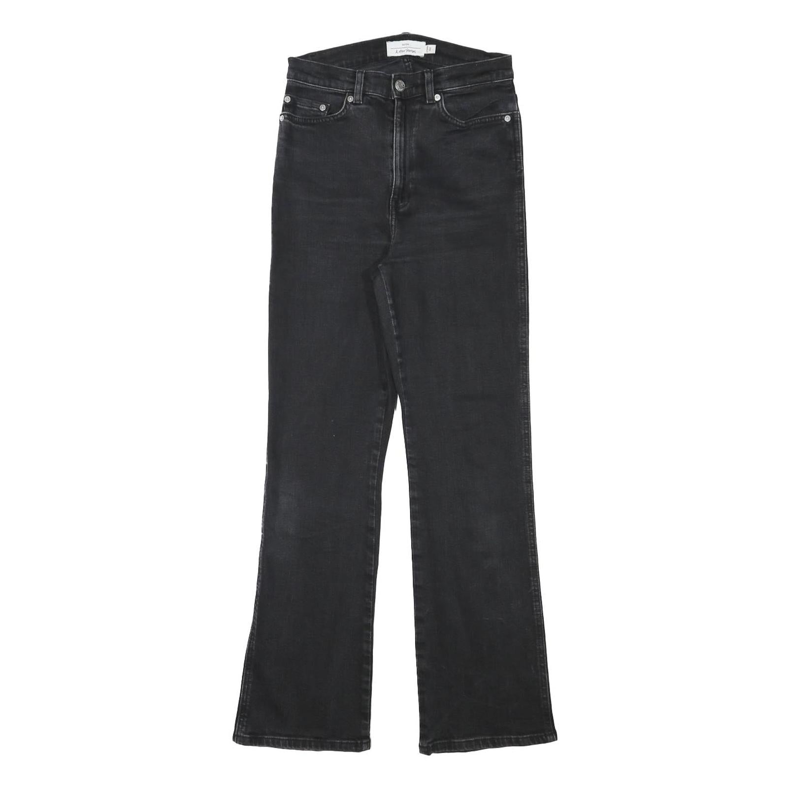 & OTHER STORIES Womens Regular Black Denim Regular Fit Bootcut Jeans W25 L27 Refurbished - N/A refurbished available on Cerqular