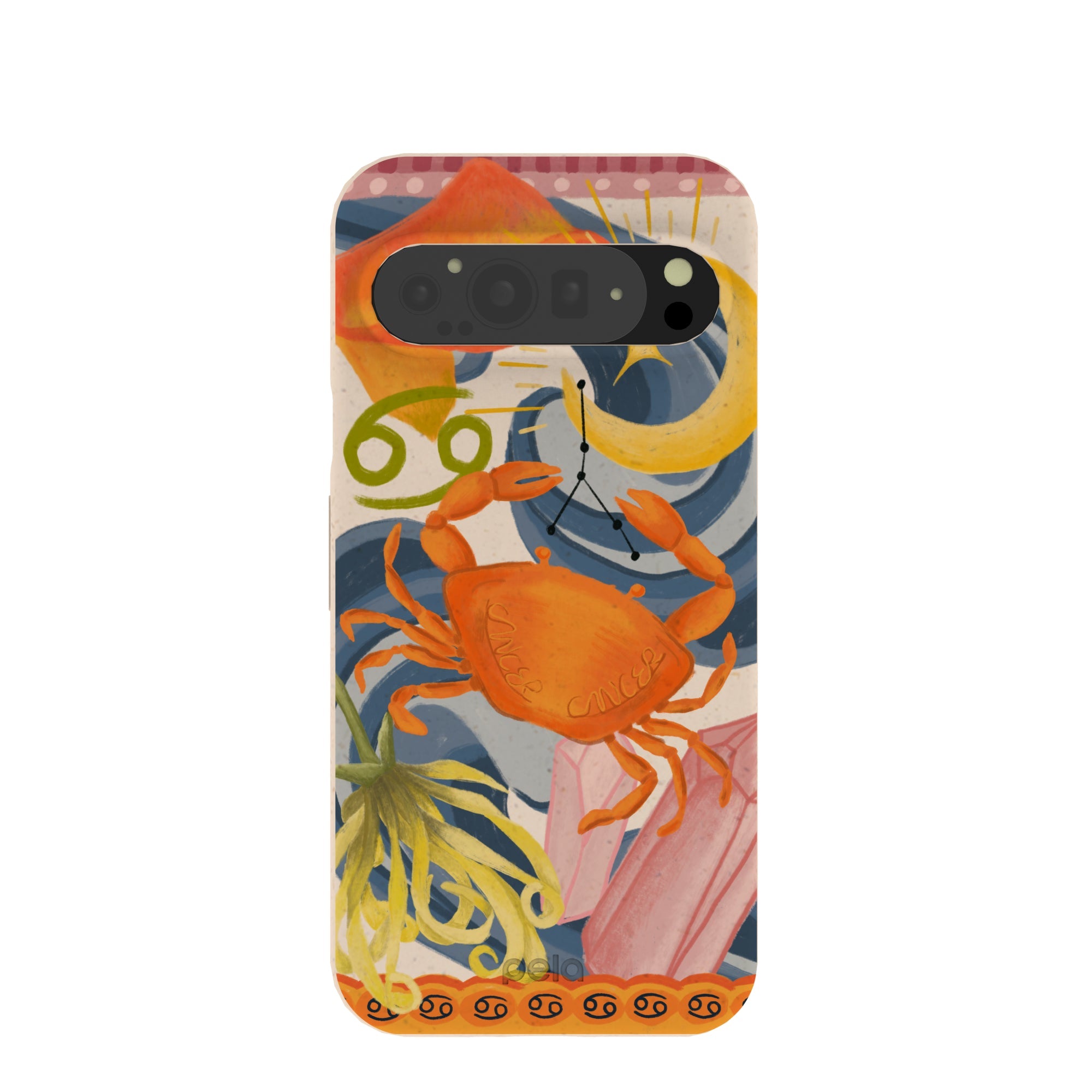 Buy Seashell Cancer Crab Google Pixel 9 Pro XL Case Refurbished - $65.00 Seashell Cancer Crab Google Pixel 9 Pro XL Case Refurbished - Pela Case refurbished available on Cerqular