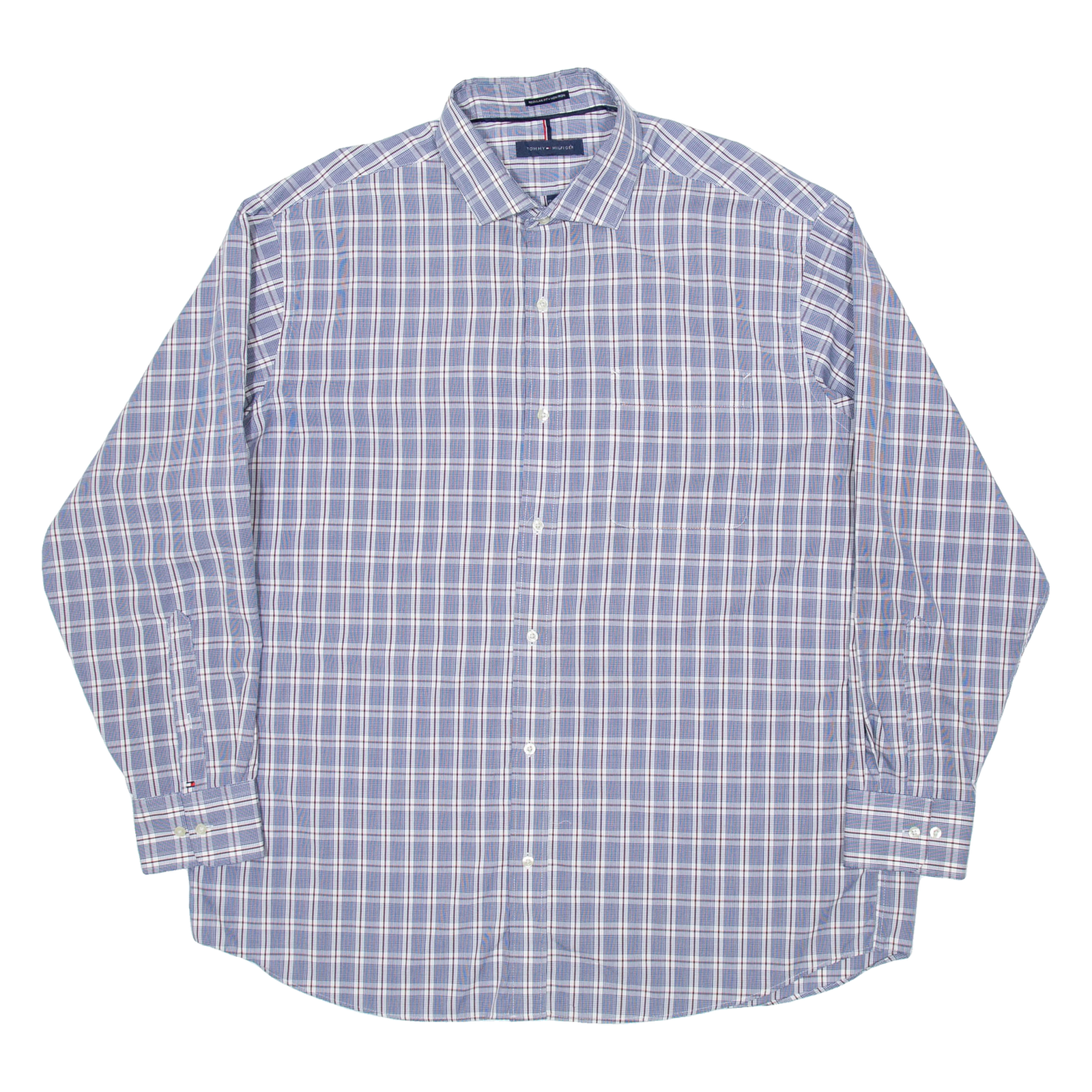 Buy TOMMY HILFIGER Mens Shirt Blue Check Long Sleeve XL Refurbished - $31.19 TOMMY HILFIGER Mens Shirt Blue Check Long Sleeve XL Refurbished - N/A refurbished available on Cerqular