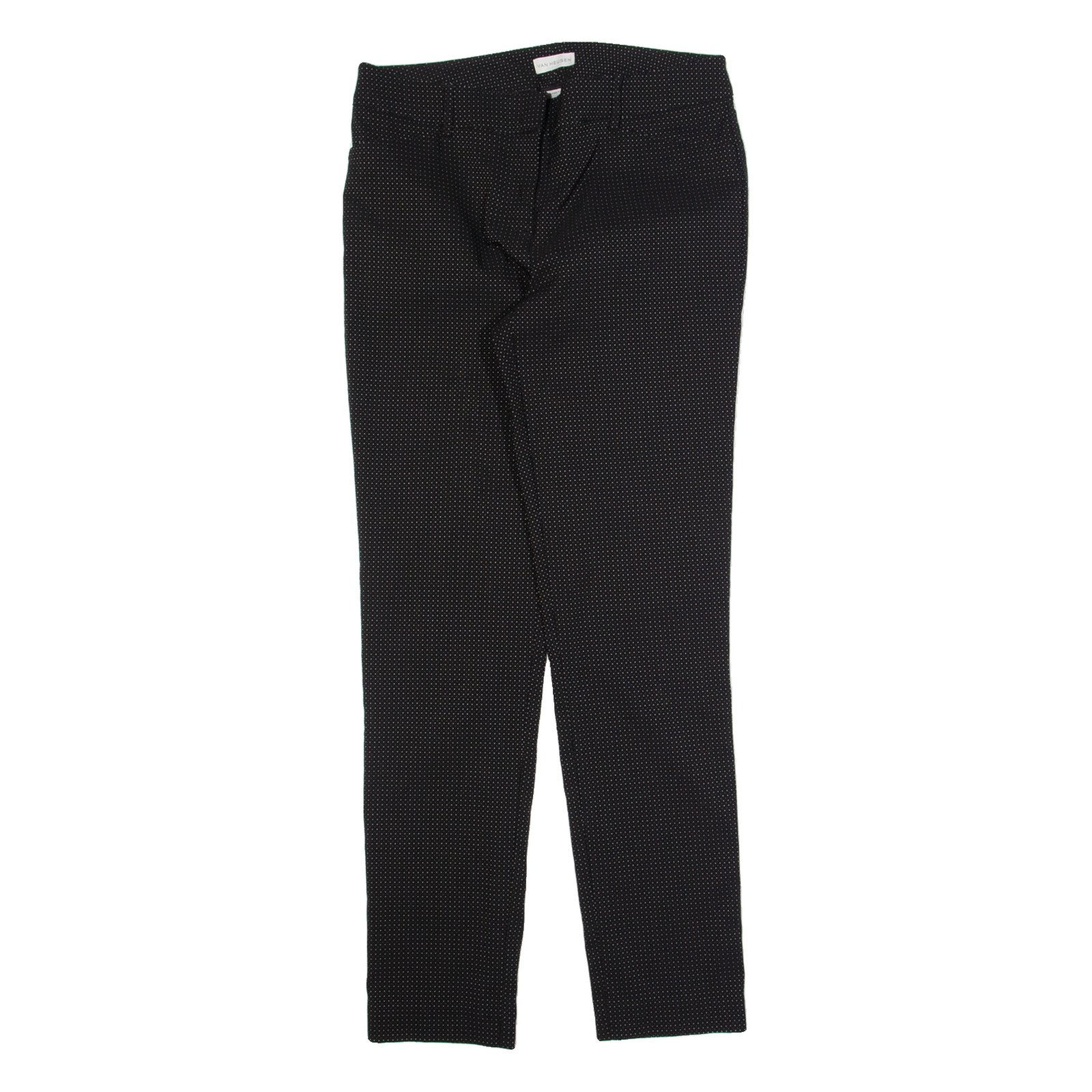 VAN HEUSEN Spotted Womens Trousers Black Slim Skinny W28 L30 Refurbished - N/A refurbished available on Cerqular