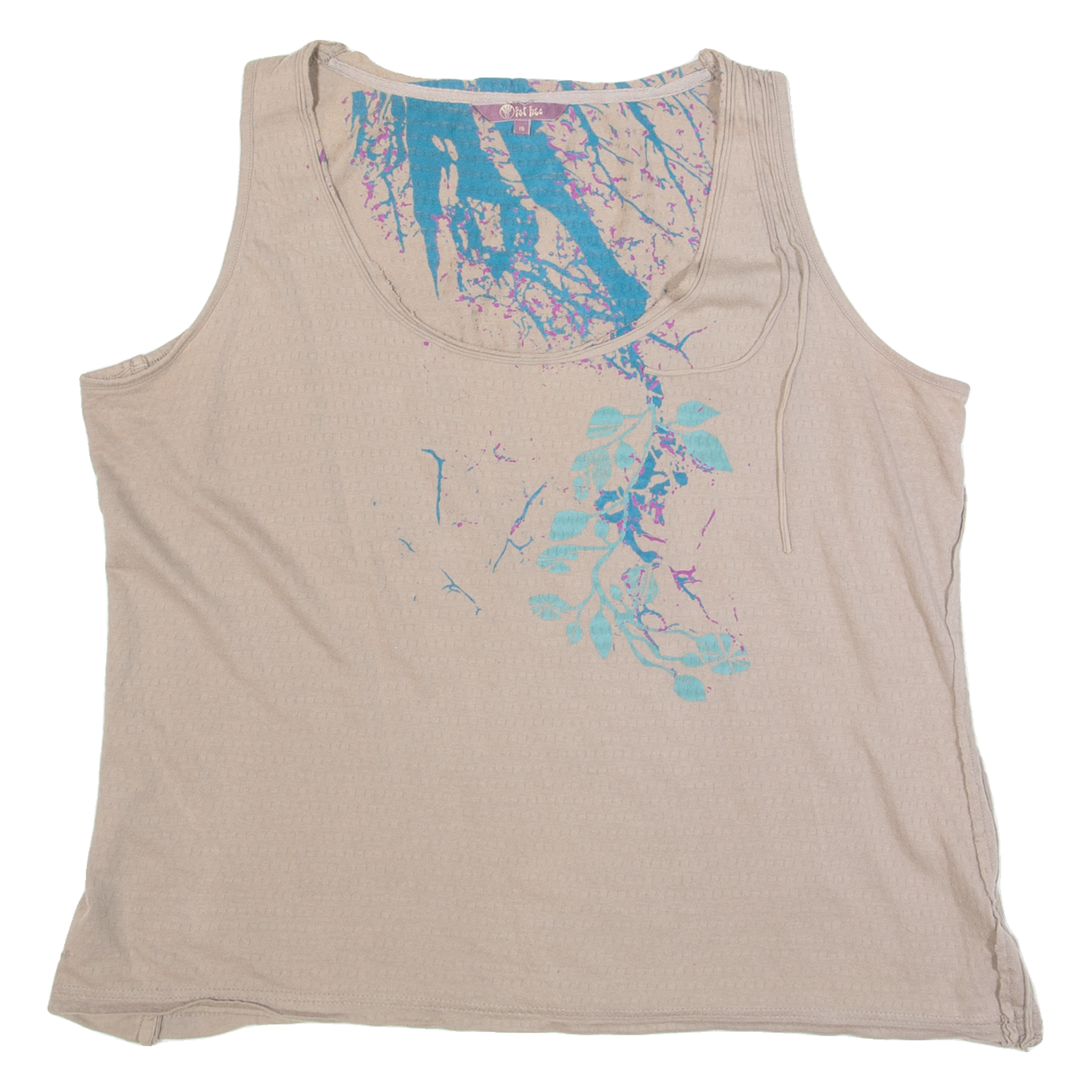 FAT FACE Womens Vest Grey Sleeveless UK 18 Refurbished - N/A refurbished available on Cerqular