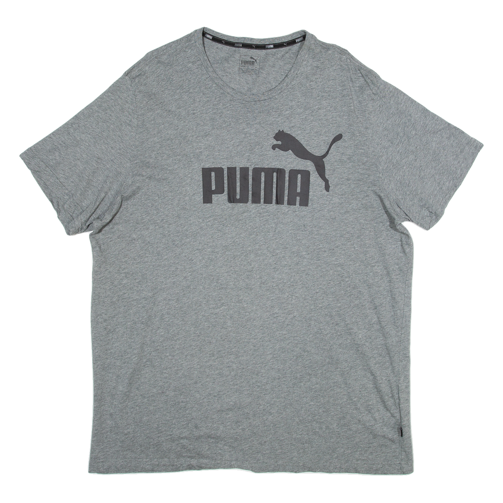 PUMA Mens T-Shirt Grey 2XL Refurbished - N/A refurbished available on Cerqular