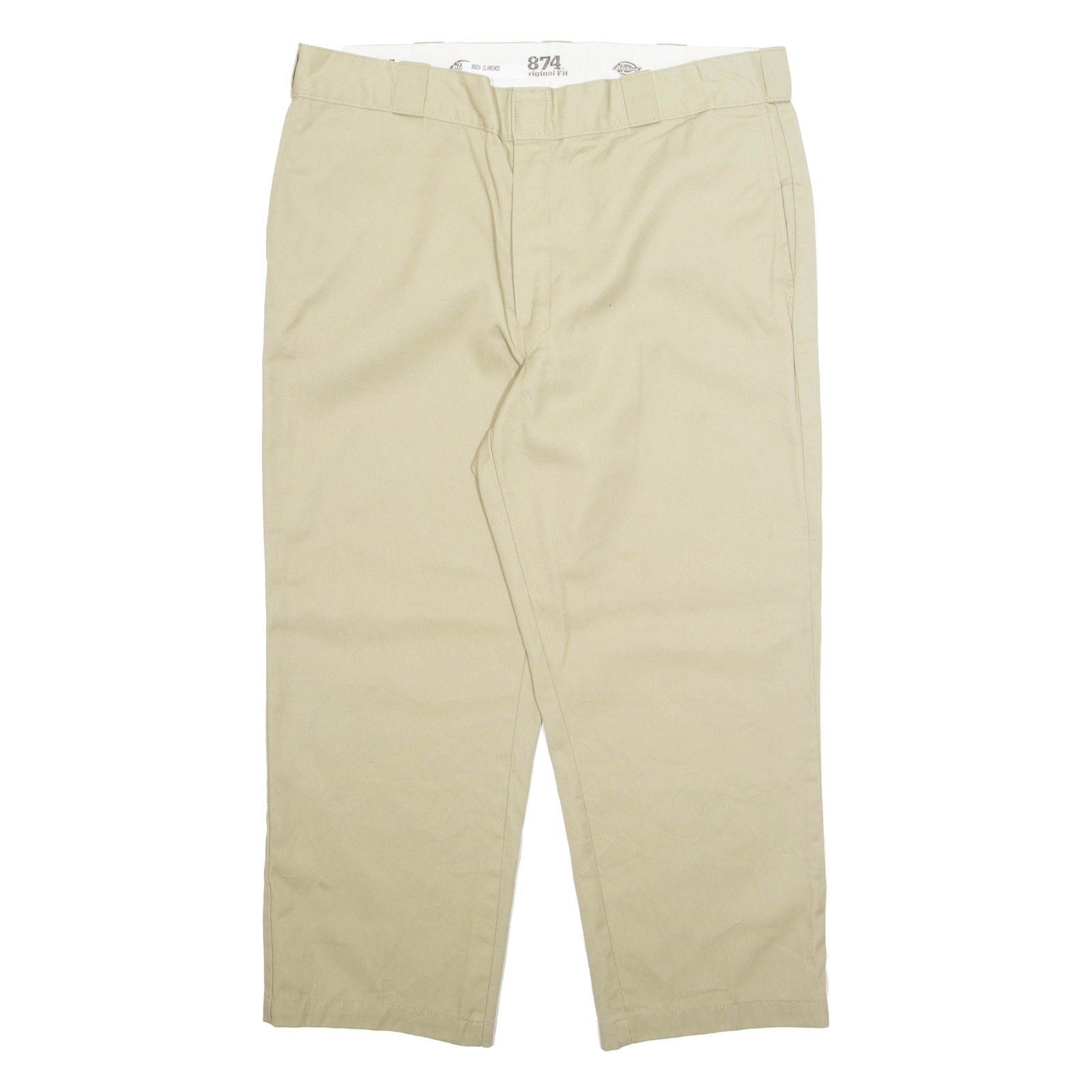 DICKIES Chino 874 Mens Trousers Beige Regular Straight W38 L28 Refurbished - N/A refurbished available on Cerqular