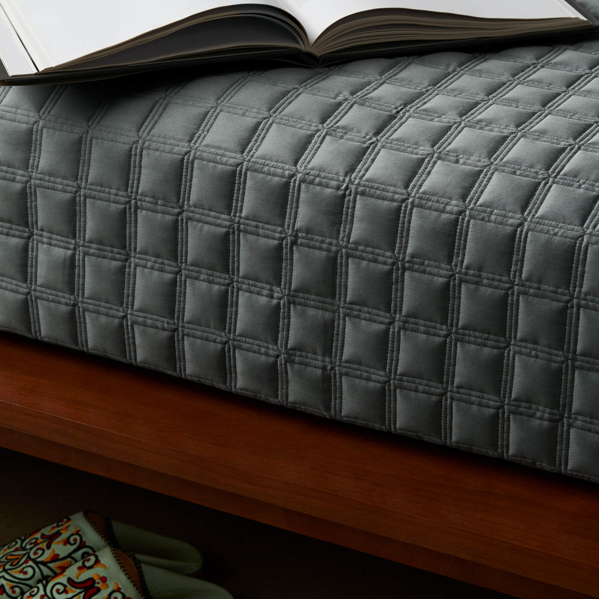 Coverlet Set | Size: King/Cal King | Color: Olive Martini | Touch: Sateen Refurbished - N/A refurbished available on Cerqular