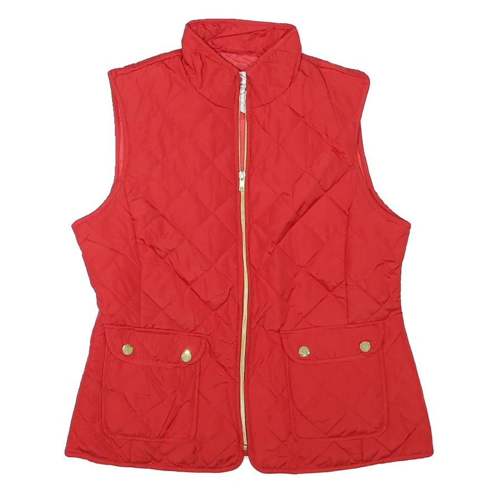 Buy ST JOHNS BAY Womens Red Quilted Sleeveless Jacket S Polyester Blend Zip Pockets Refurbished - $37.69 ST JOHNS BAY Womens Red Quilted Sleeveless Jacket S Polyester Blend Zip Pockets Refurbished - N/A refurbished available on Cerqular