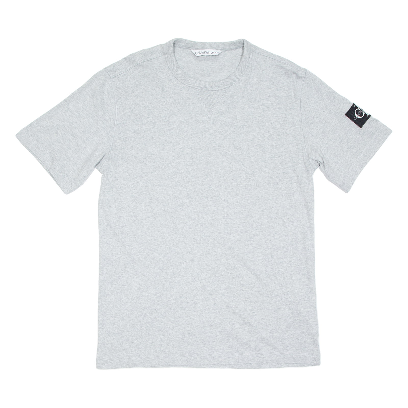 CALVIN KLEIN JEANS Womens T-Shirt Grey M Refurbished - N/A refurbished available on Cerqular