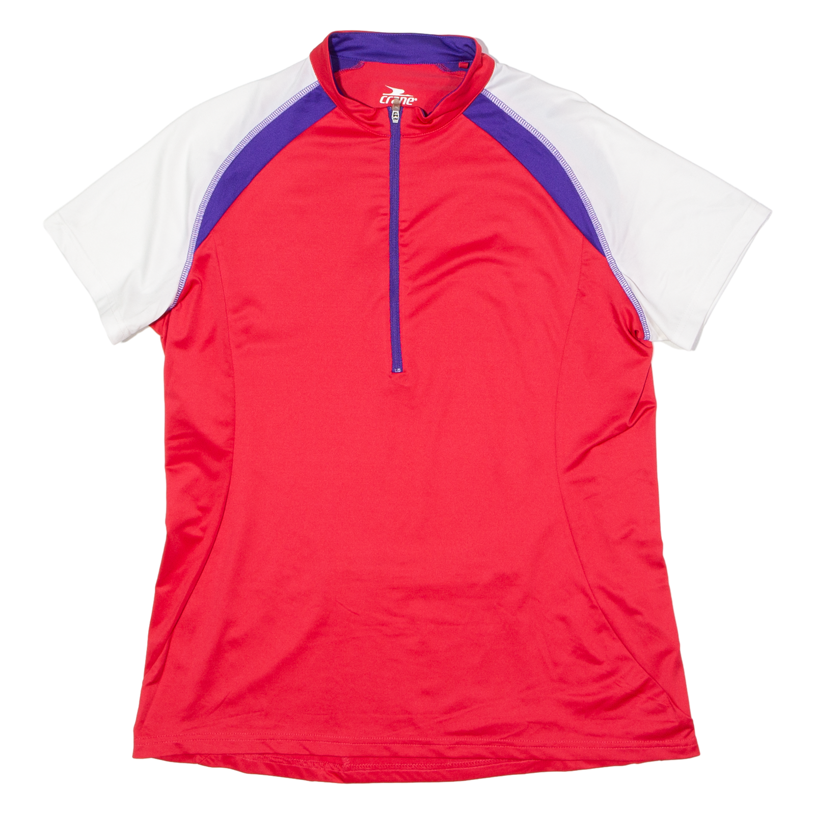 CRANE Cycling Mens Jersey Red 1/2 Zip XL Refurbished - N/A refurbished available on Cerqular