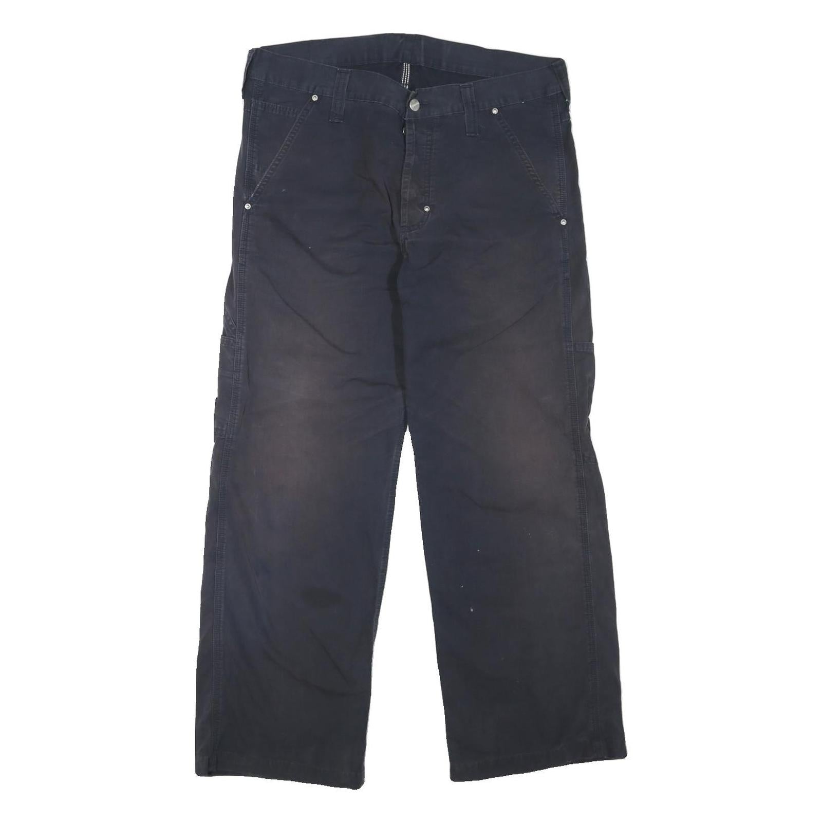 Buy CARHARTT Mens Cotton Blend Navy Blue Regular Straight Trousers W36 L28 Workwear Refurbished - $49.39 CARHARTT Mens Cotton Blend Navy Blue Regular Straight Trousers W36 L28 Workwear Refurbished - N/A refurbished available on Cerqular