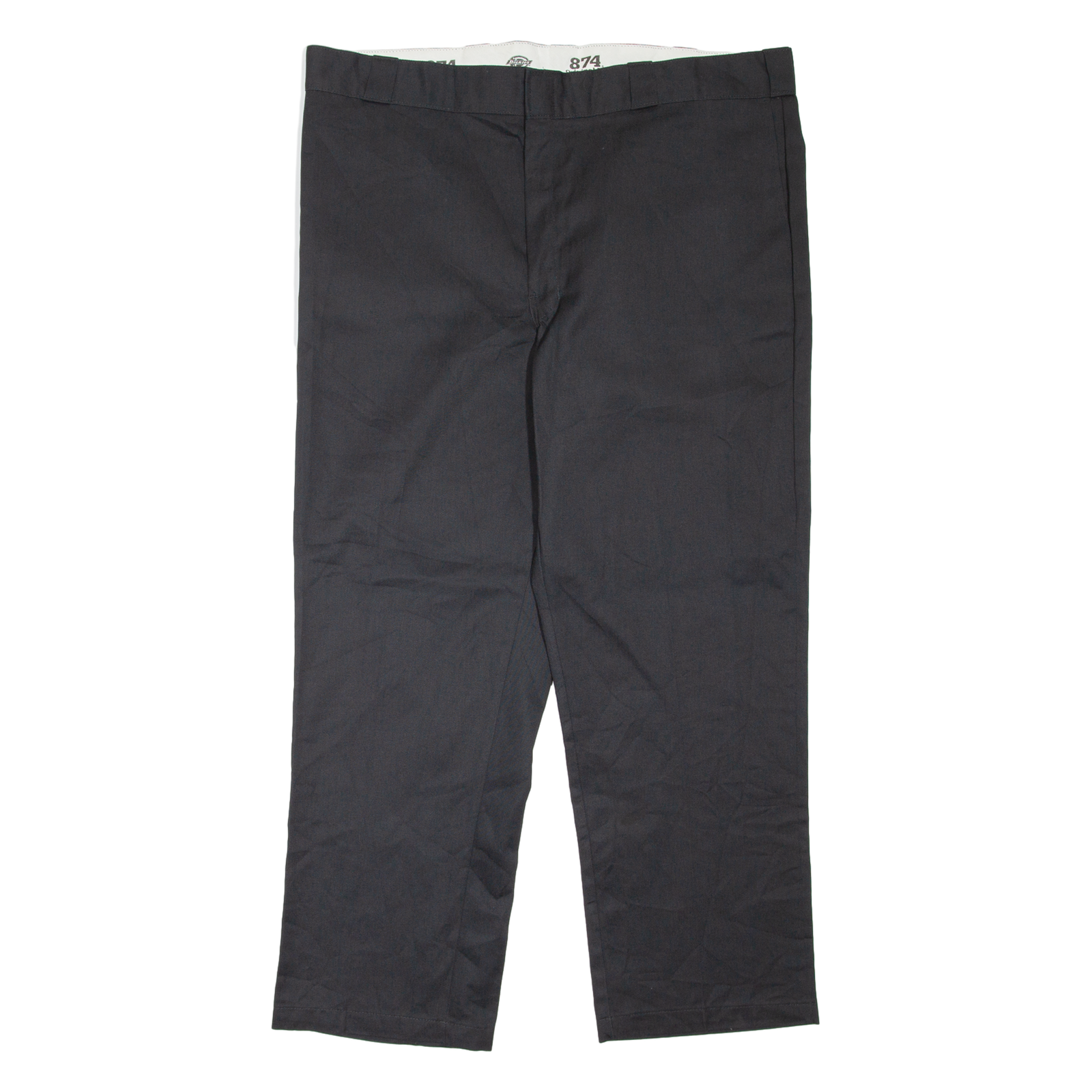 DICKIES 874 Workwear Mens Trousers Black Regular Straight W42 L29 Refurbished - N/A refurbished available on Cerqular