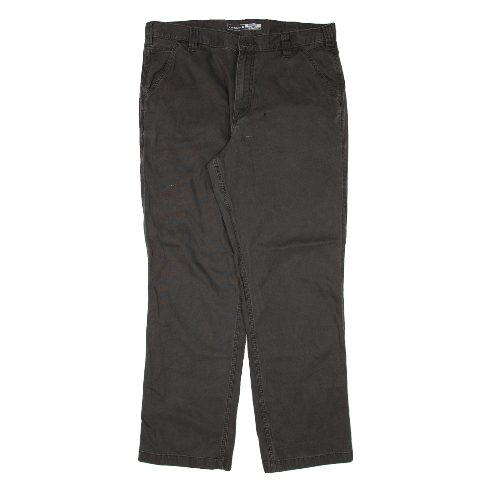 CARHARTT Workwear Mens Trousers Grey Relaxed Straight W38 L31 Refurbished - N/A refurbished available on Cerqular