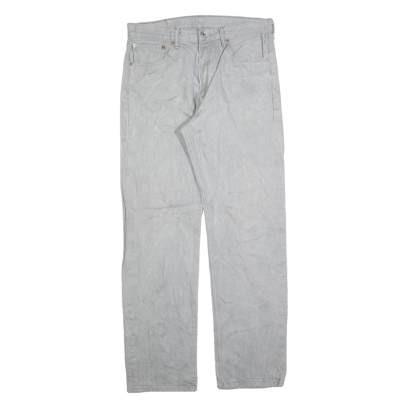 LEVI'S 501XX Mens Jeans Regular Straight Denim Light W34 L31 Classic Button Fly Refurbished - N/A refurbished available on Cerqular