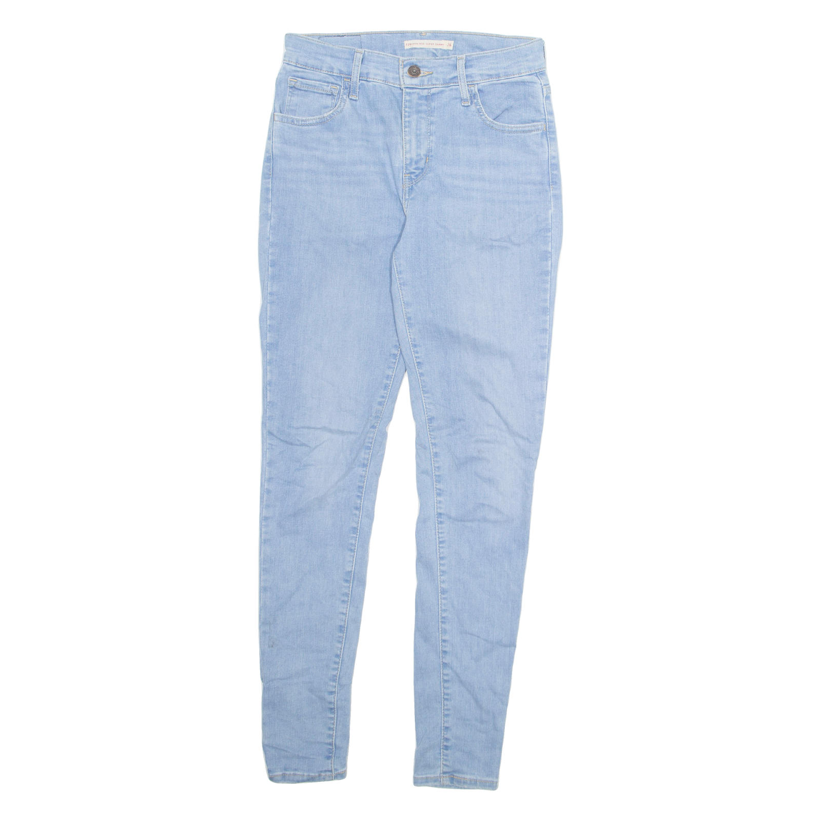 LEVI'S 720 Womens Jeans Blue Slim Skinny W26 L30 Refurbished - N/A refurbished available on Cerqular