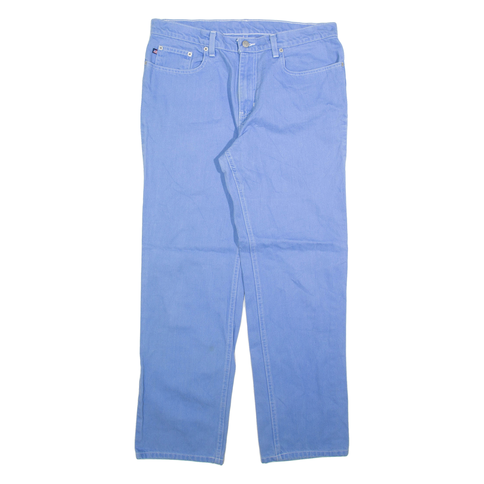 POLO RALPH LAUREN Womens Jeans Blue Regular Straight W32 L30 Refurbished - N/A refurbished available on Cerqular