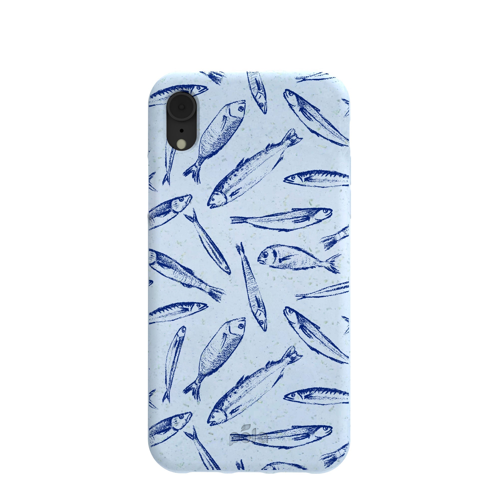 Powder Blue Fishery iPhone XR Case Refurbished - Pela Case refurbished available on Cerqular