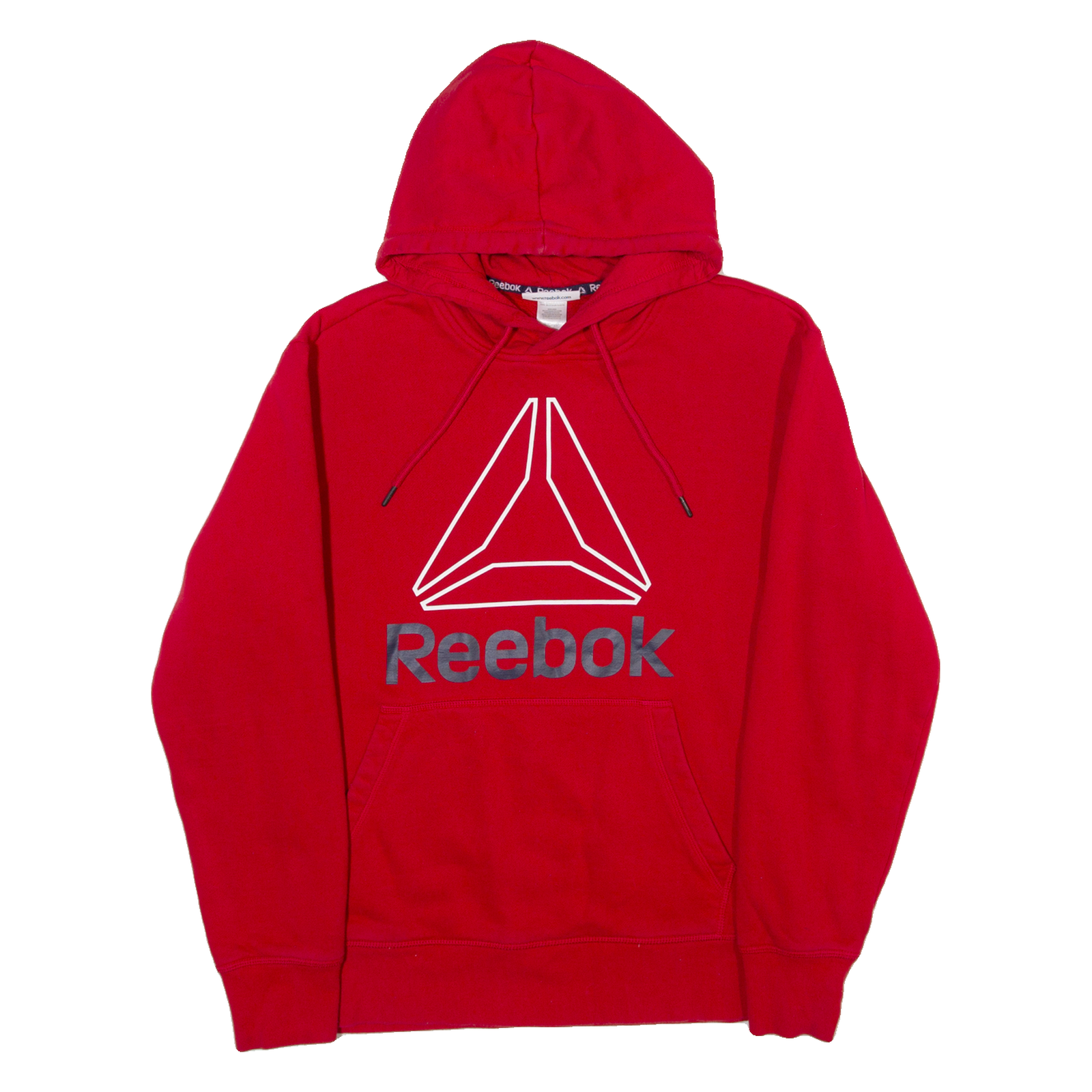 REEBOK Mens Red Hoodie S Refurbished - N/A refurbished available on Cerqular