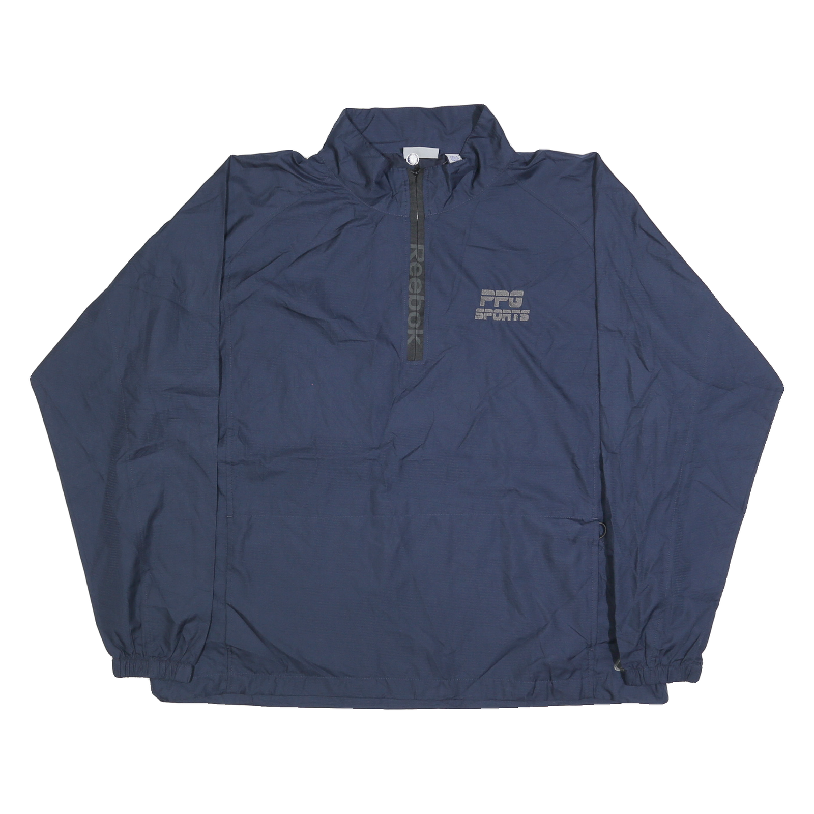 REEBOK Mens Blue PPG Sports Track Jacket XL Polyester Blend Zip Refurbished - N/A refurbished available on Cerqular