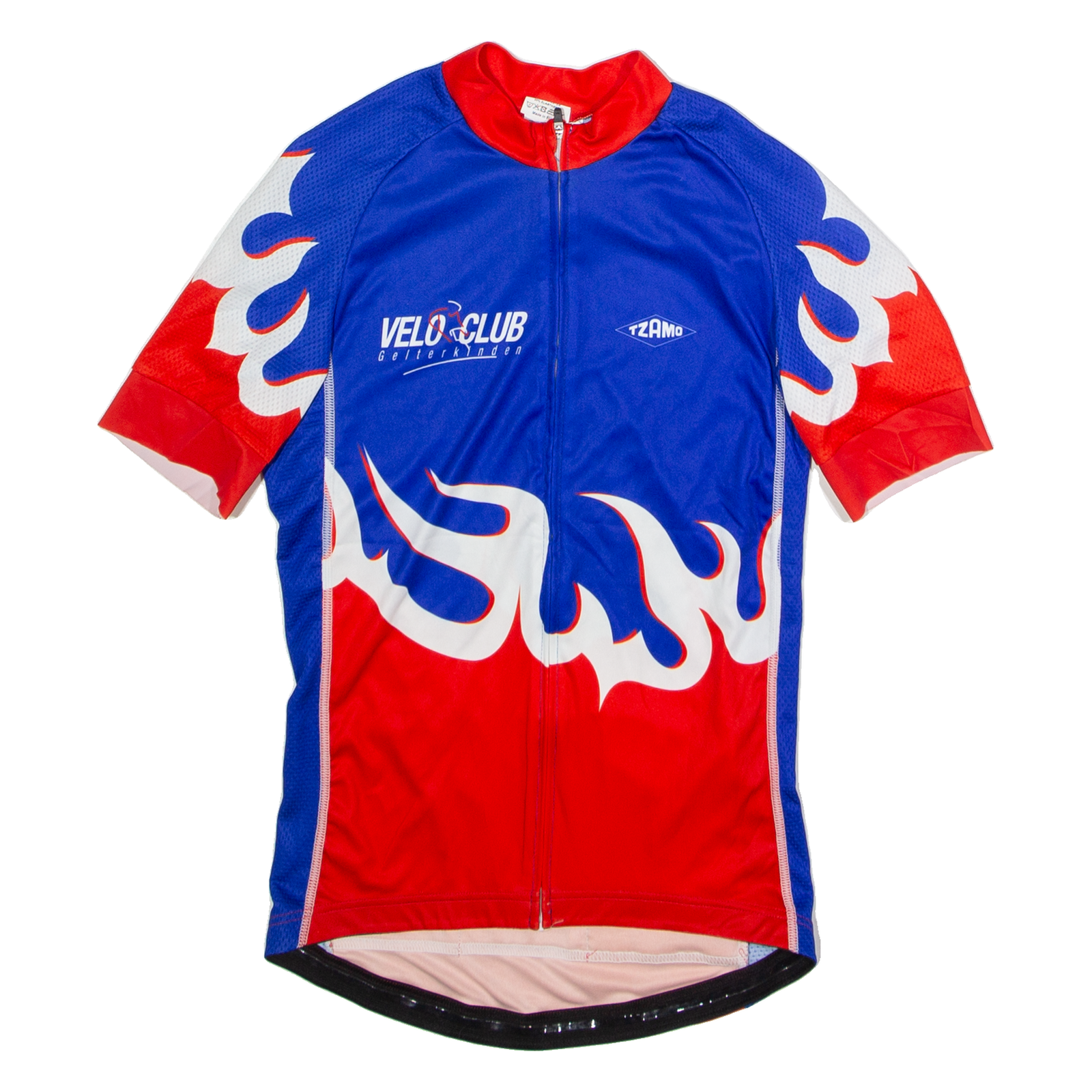 TZAMO Full Zip Cycling Mens Jersey Blue High Neck S Refurbished - N/A refurbished available on Cerqular