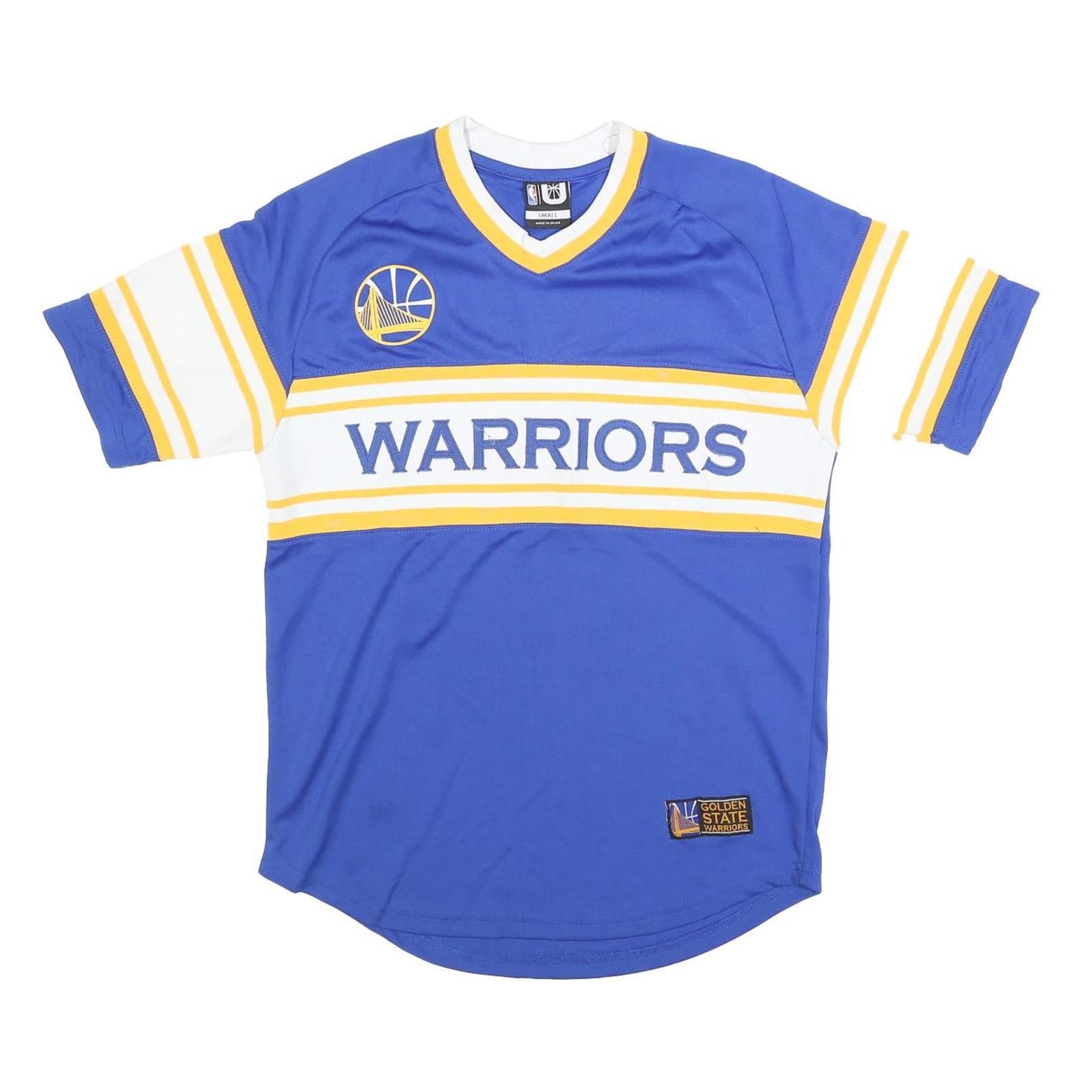 Buy NBA Mens Blue & Yellow Warriors Graphic T-Shirt S Short Sleeve V-Neck Refurbished - $33.79 NBA Mens Blue & Yellow Warriors Graphic T-Shirt S Short Sleeve V-Neck Refurbished - N/A refurbished available on Cerqular