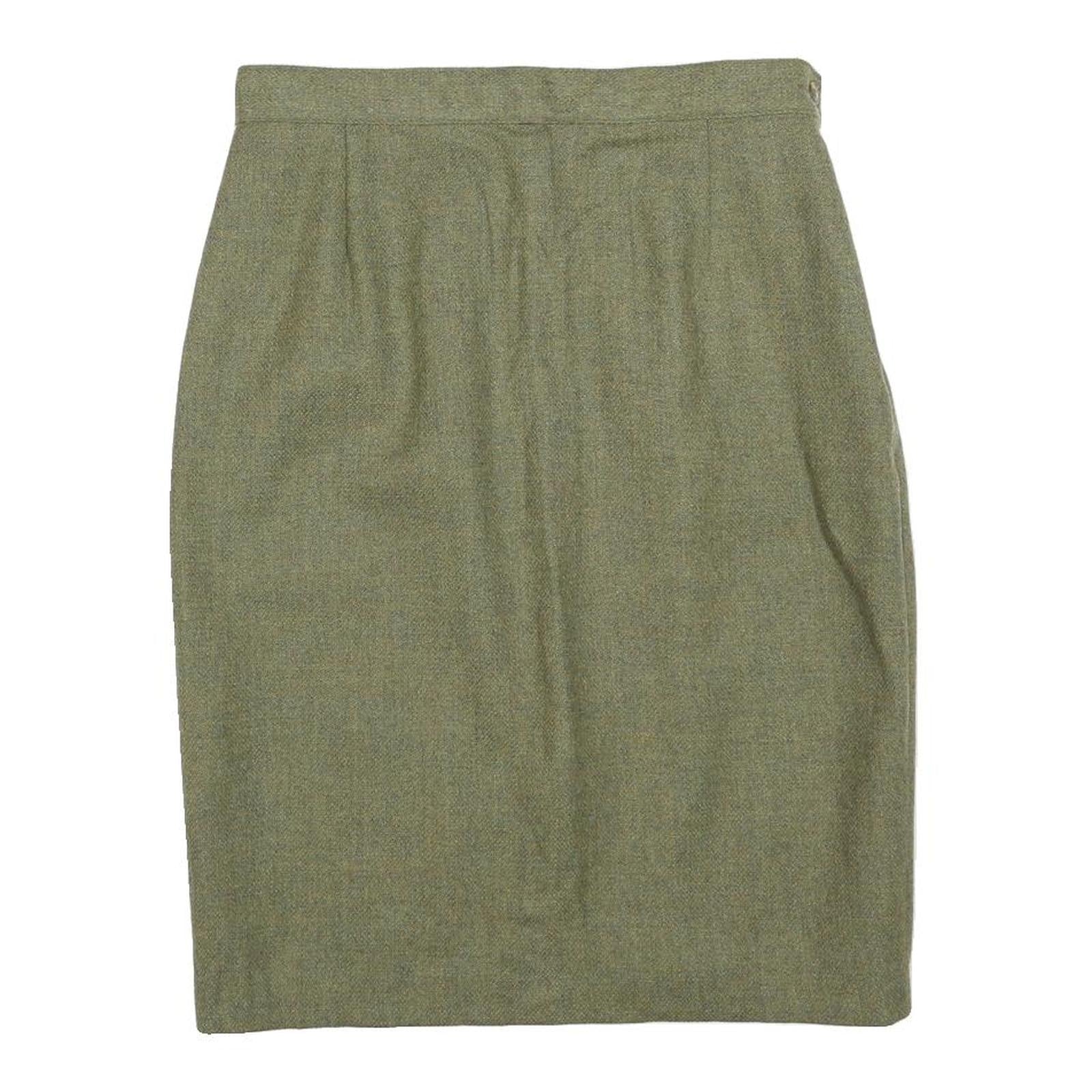 Buy Womens Green Wool Plain Pencil Knee Length Skirt M Classic Tailored Style Refurbished - $19.49 Womens Green Wool Plain Pencil Knee Length Skirt M Classic Tailored Style Refurbished - N/A refurbished available on Cerqular