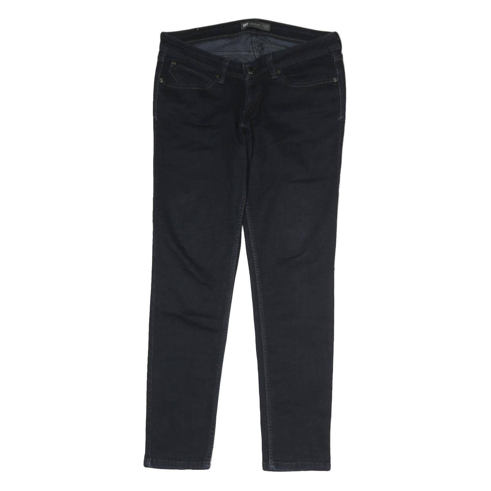 LEVI'S Womens Regular Fit Skinny Blue Denim Dark Wash Jeans W32 L30 Stretch Refurbished - N/A refurbished available on Cerqular