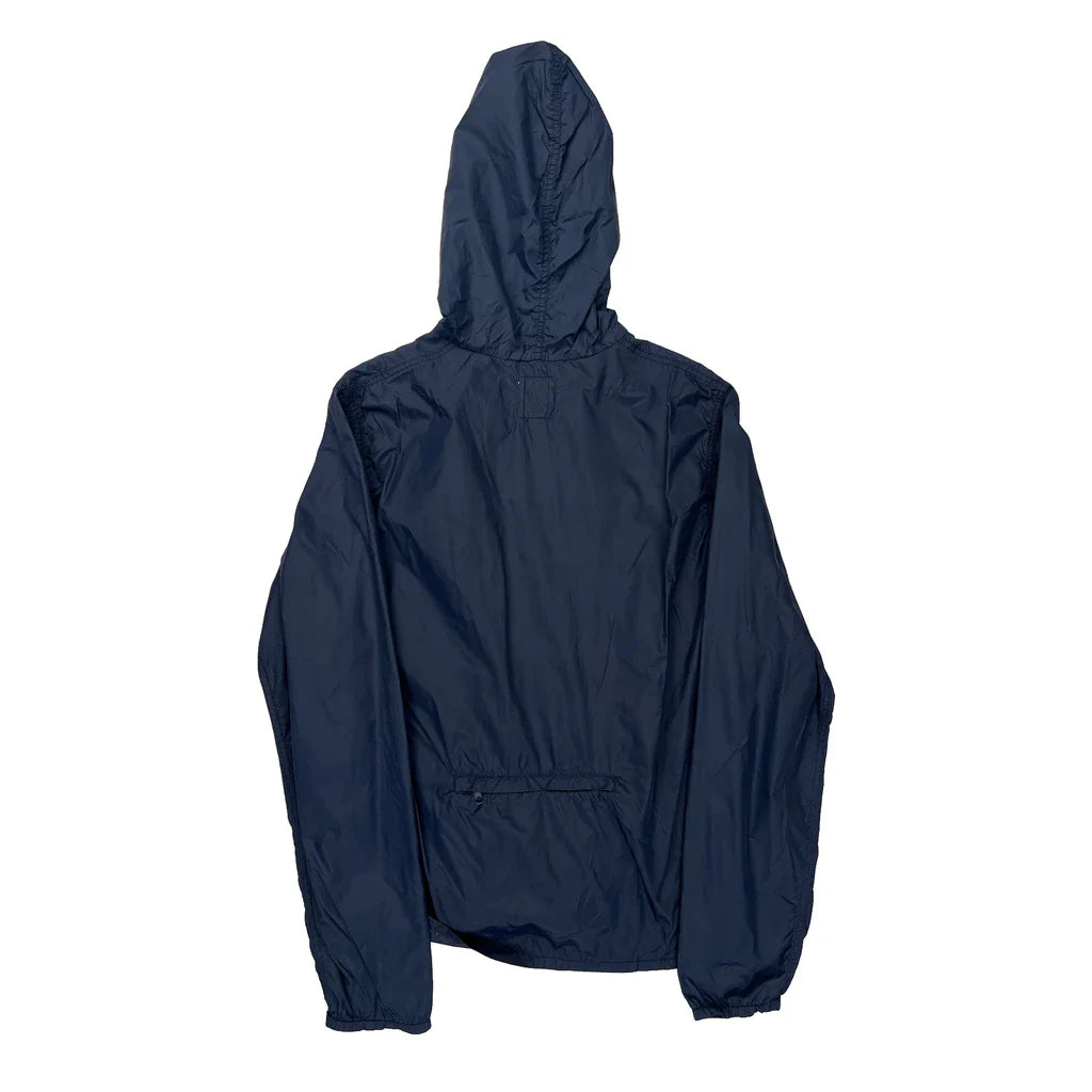 Diesel Jacket - Large Navy Polyester Refurbished - Thrifted (note: this is a term often used to describe second- refurbished available on Cerqular
