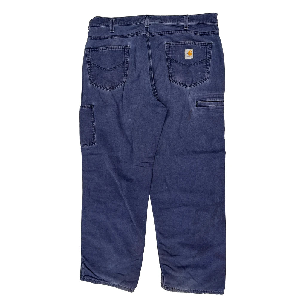 Buy Carhartt Carpenter Trousers - 36W 30L Blue Cotton Refurbished - $64.31 Carhartt Carpenter Trousers - 36W 30L Blue Cotton Refurbished - Thrifted (note: this is a term often used to describe second- refurbished available on Cerqular