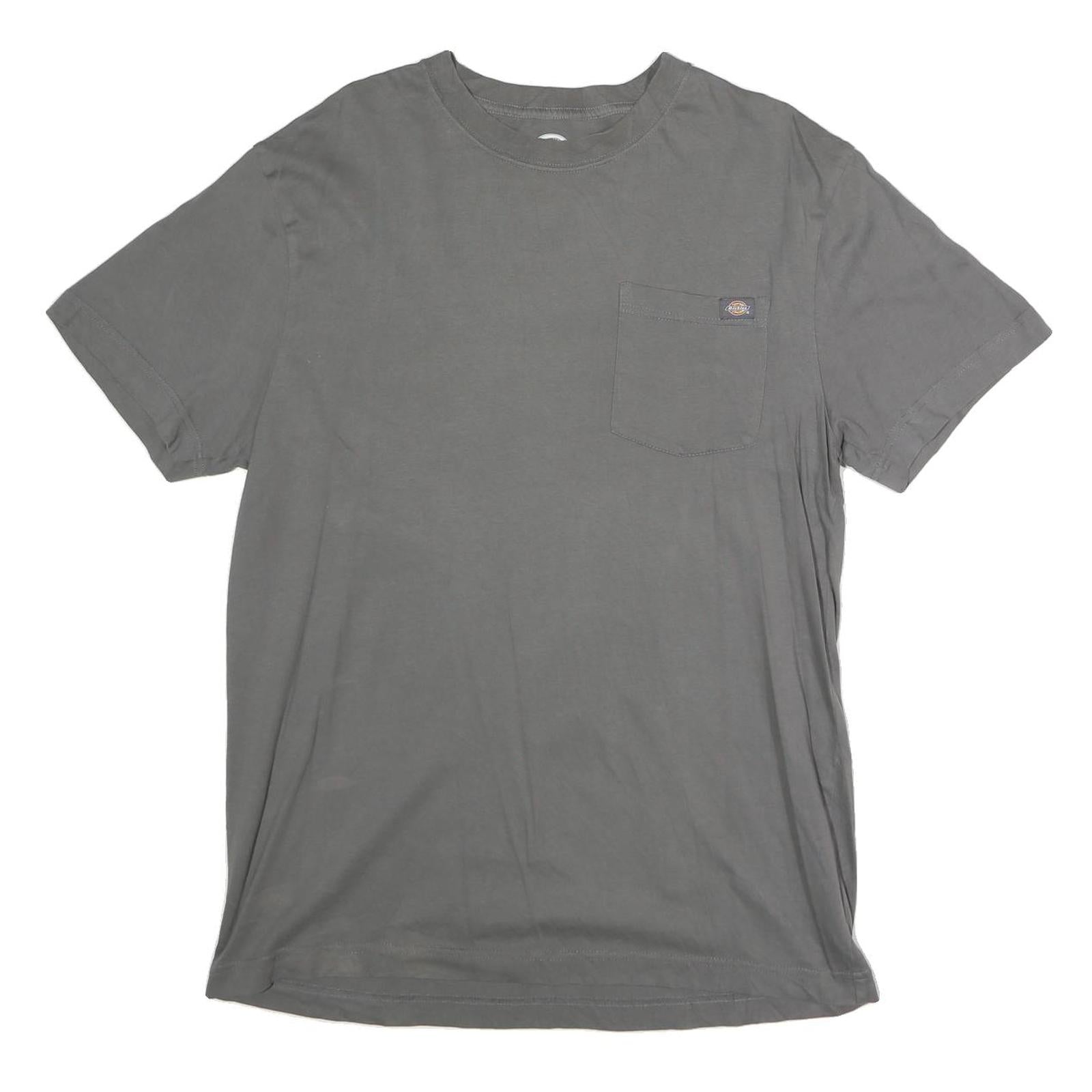 DICKIES Mens Grey Crew Neck Short Sleeve Pocket T-Shirt M Cotton Casual Refurbished - N/A refurbished available on Cerqular