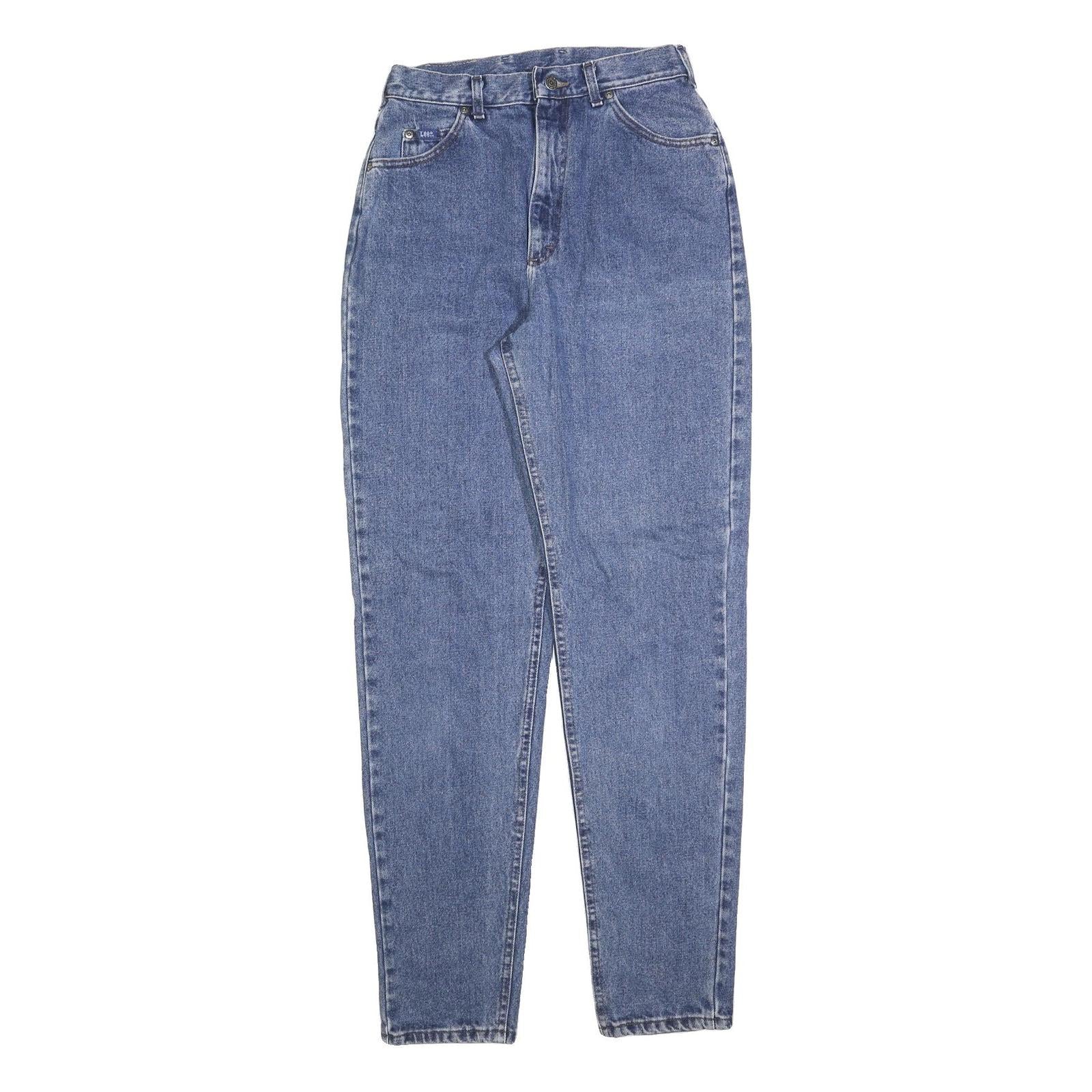 LEE Womens Regular Fit Blue Denim Jeans W28 L32 Classic Cotton Blend Zip Pockets Refurbished - N/A refurbished available on Cerqular